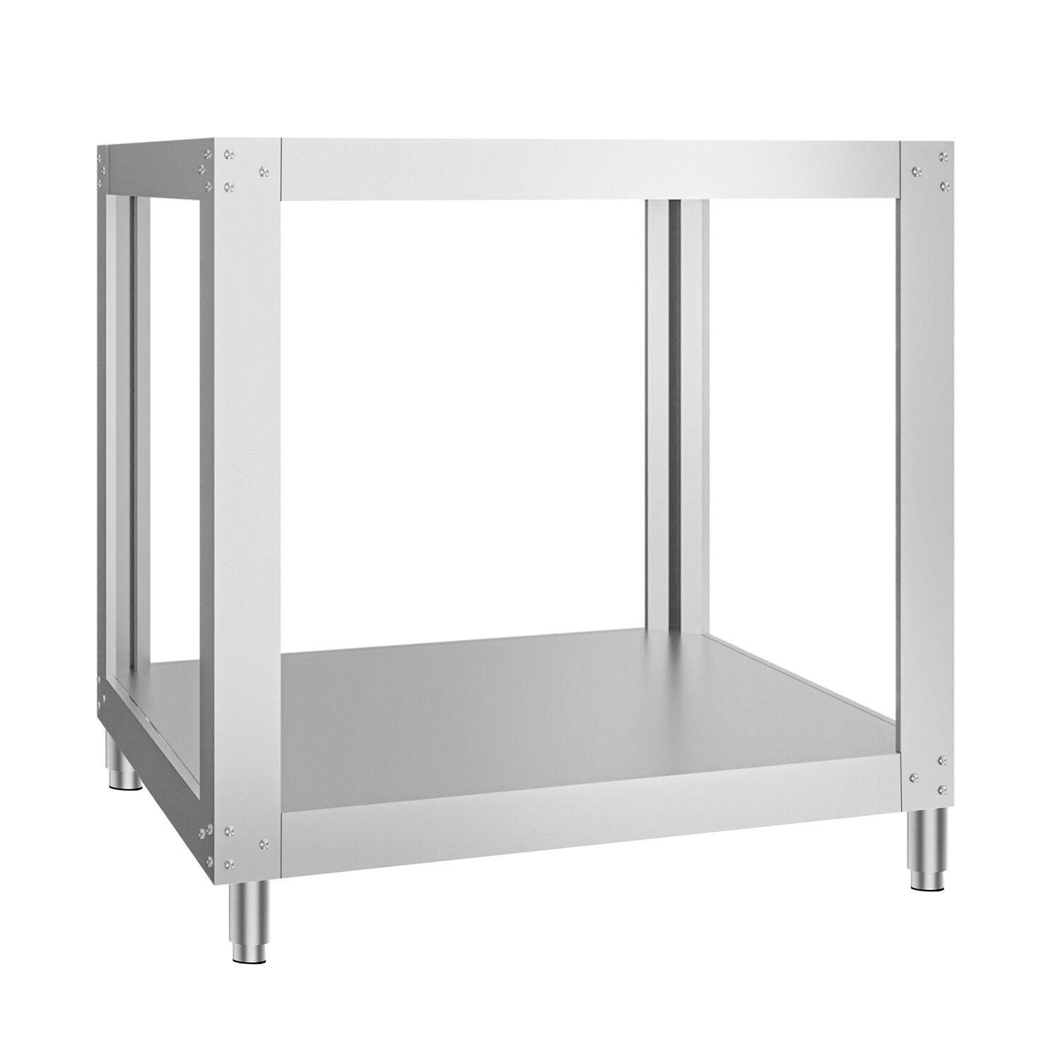 Support pour four à pizza - 1130x890x1050mm - Inox - compatible avec GEP4