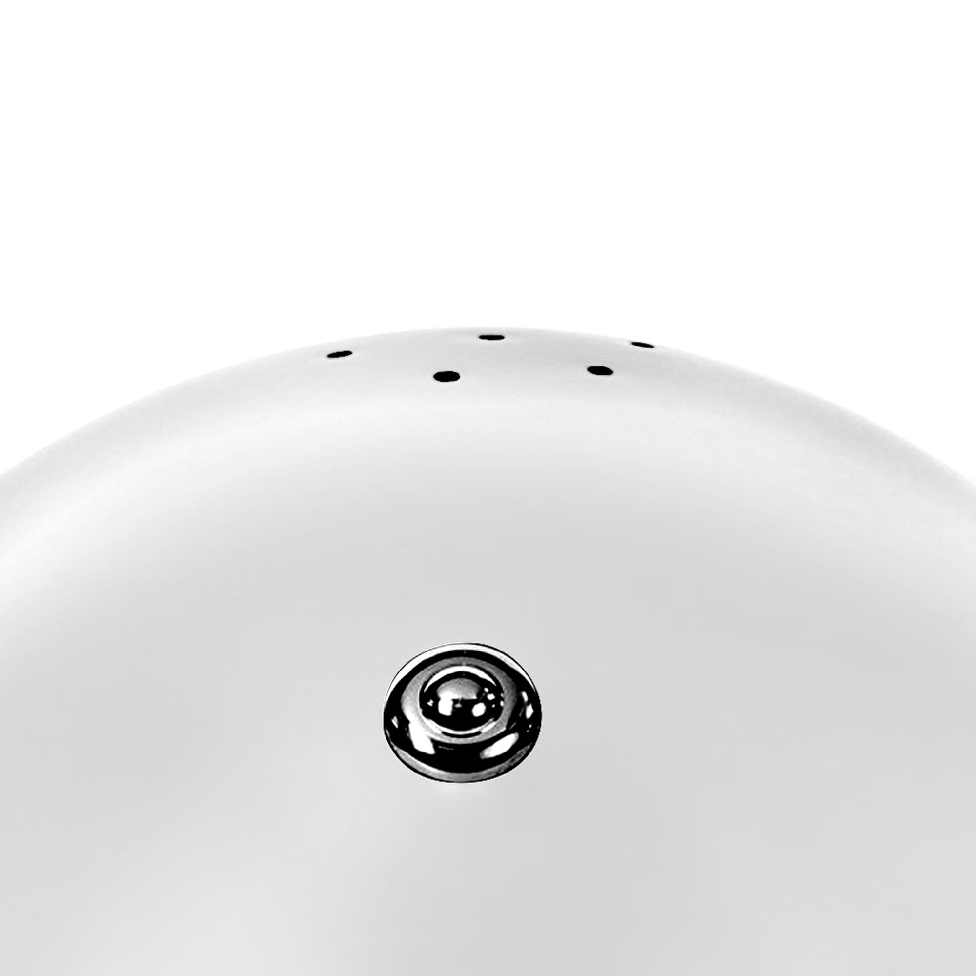 Chafing dish - Rond - avec couvercle roll top - Finition chromée