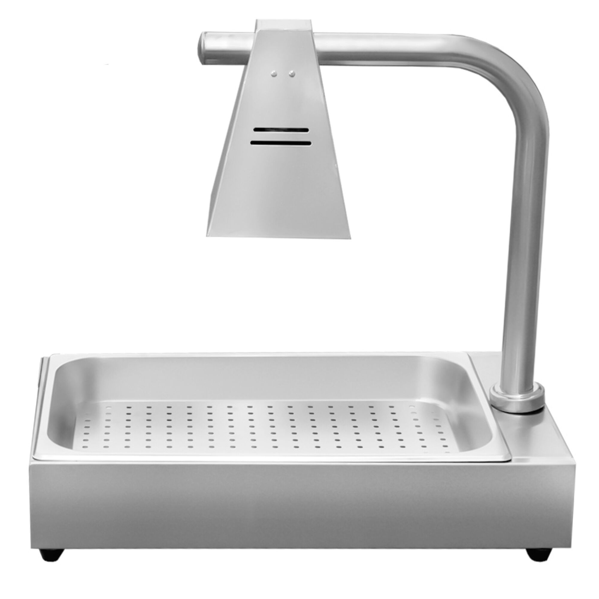 Pont chauffant infrarouge à 1 lampe chauffante - 400x285mm - 290W - pour GN 1/2