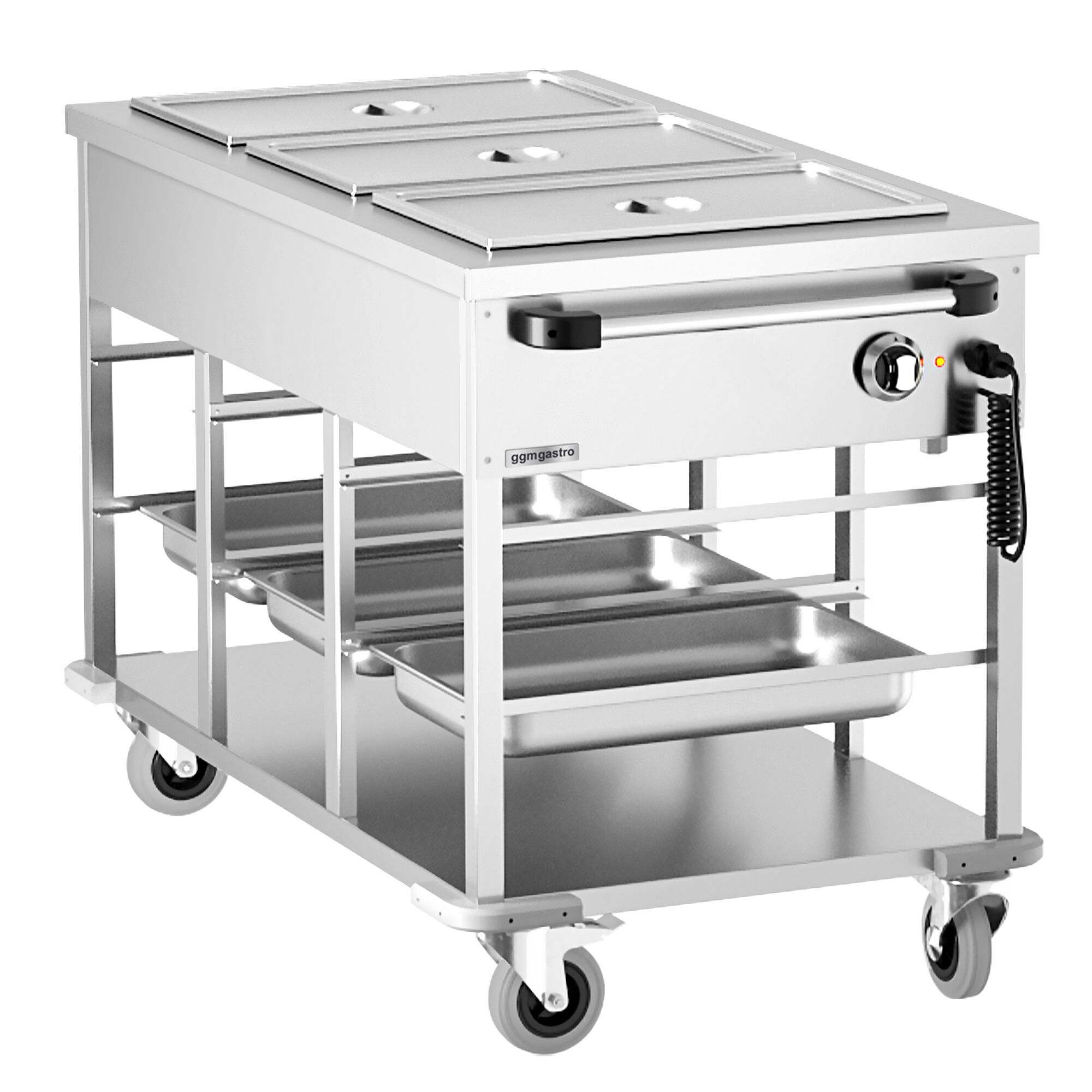Värmevagn – vattenbad - 2,5 kW - 3x GN 1/1