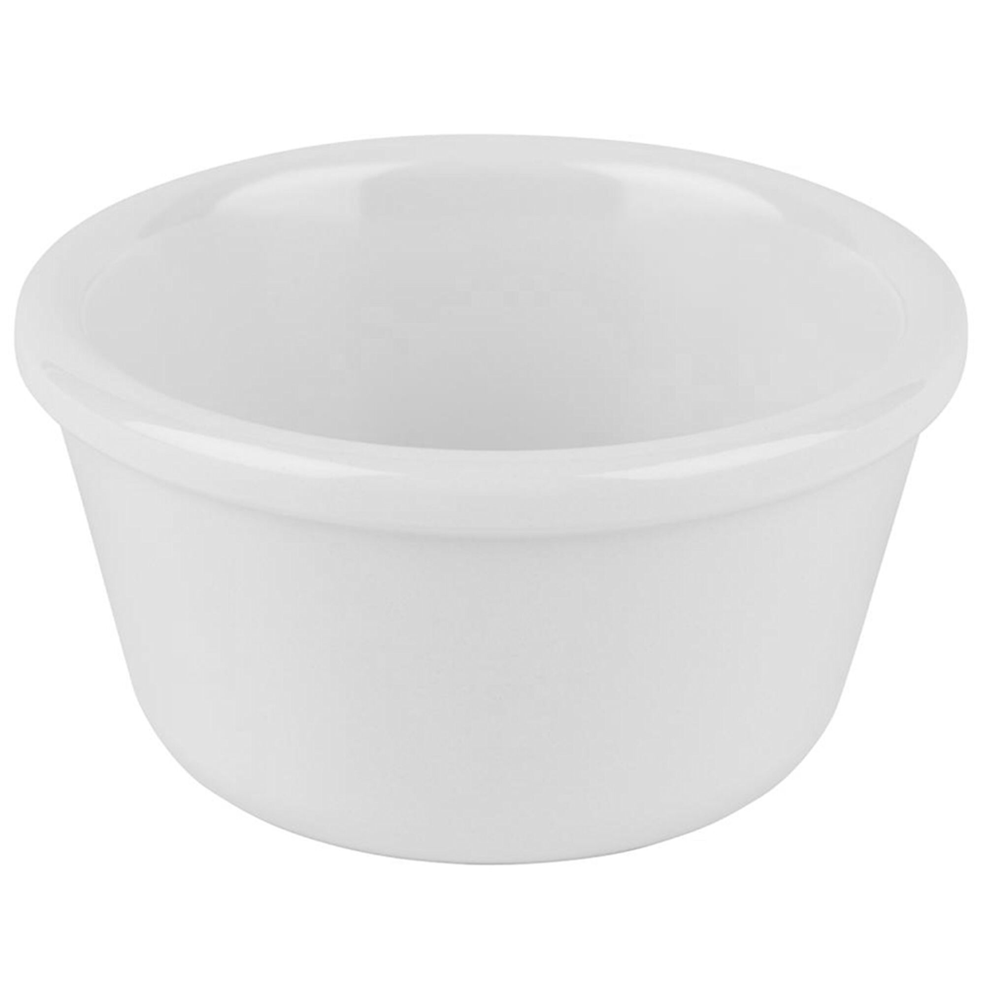 (24 pcs) Dipping Pot - CASUAL - Melamine - 120ml - round - Ø85mm - White