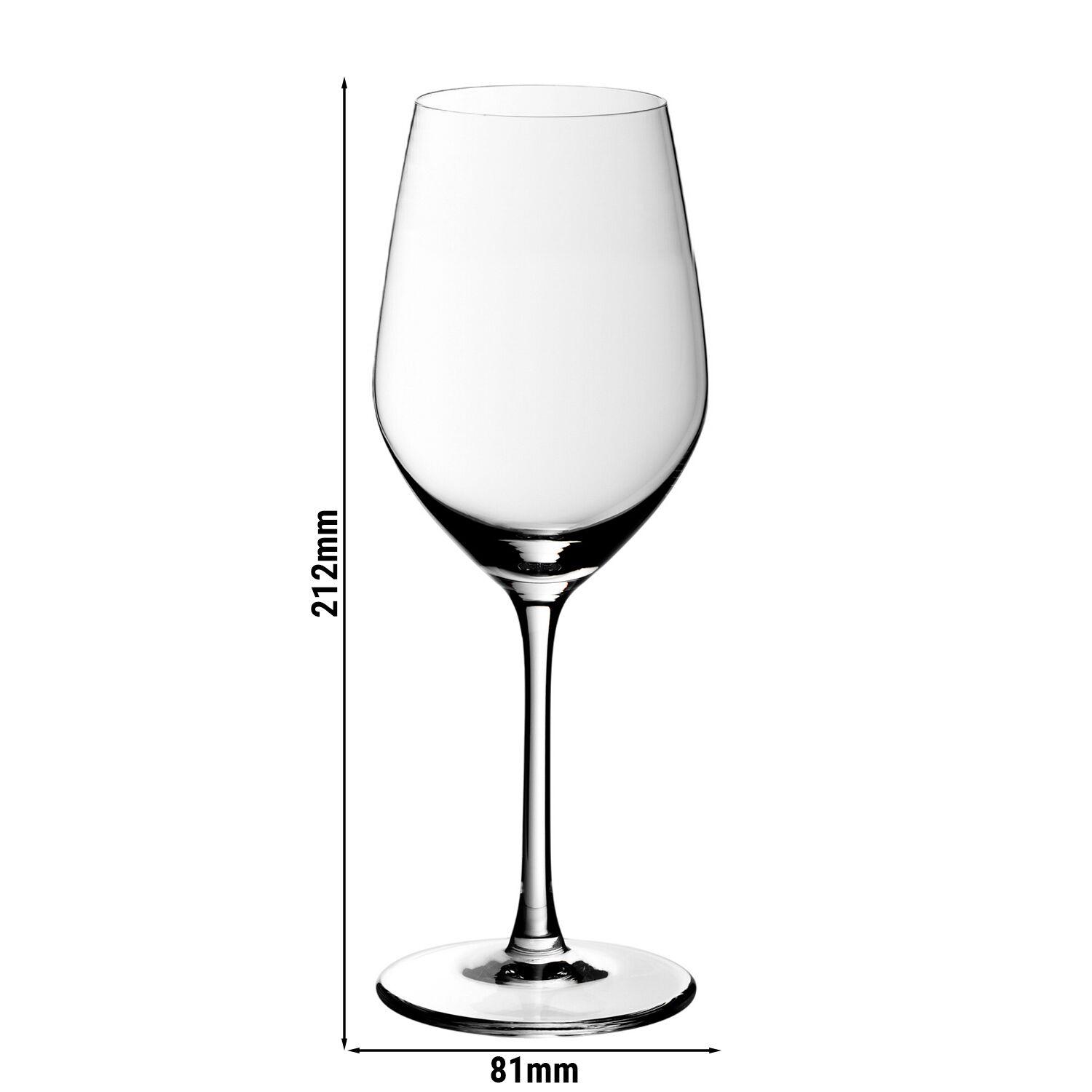 (6 pièces) WMF | ROYAL – Verre à vin blanc 02 – 390 ml – non jaugé