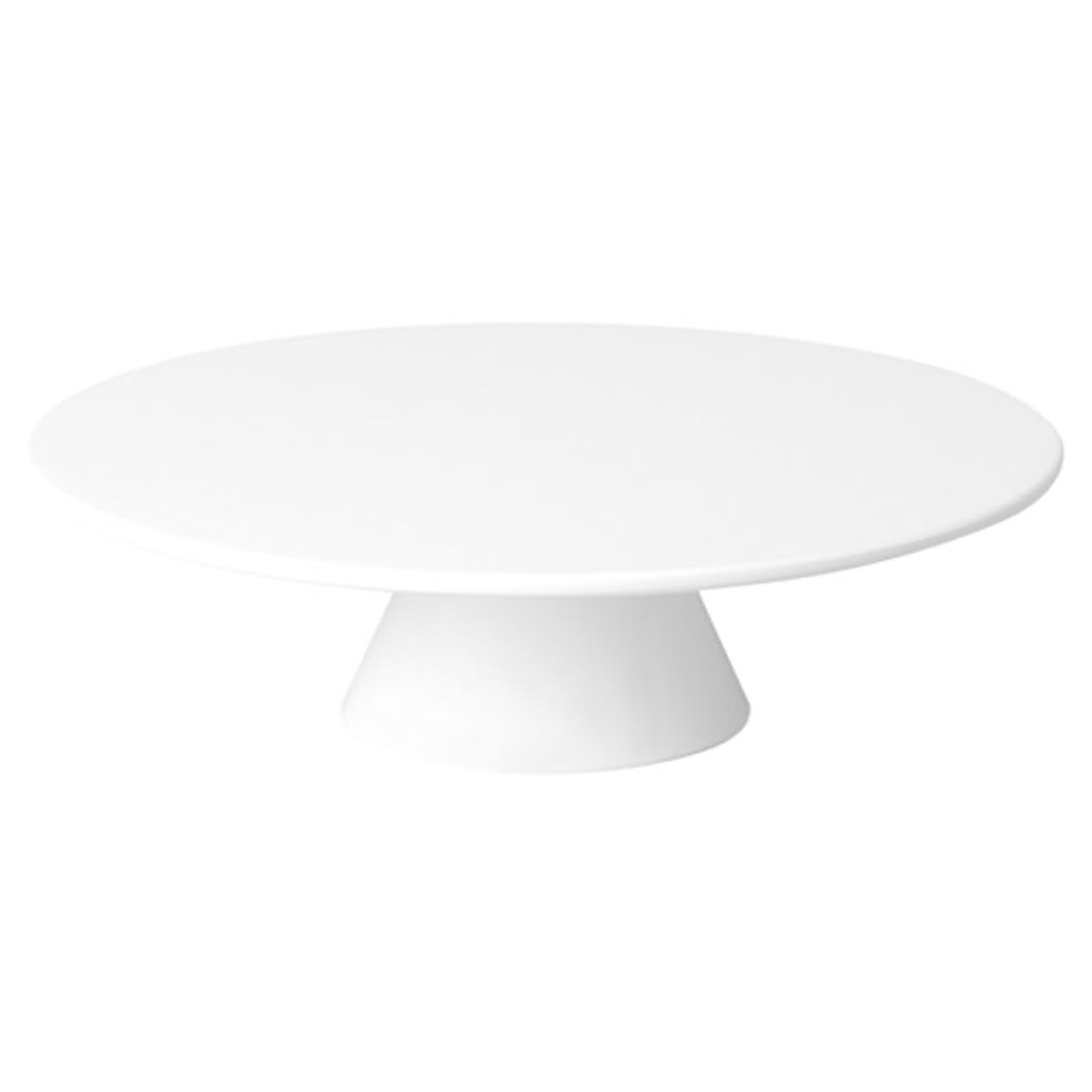 Plat de présentation CASUAL - Mélamine - Ø310mm - Blanc - rond - Hauteur: 80mm
