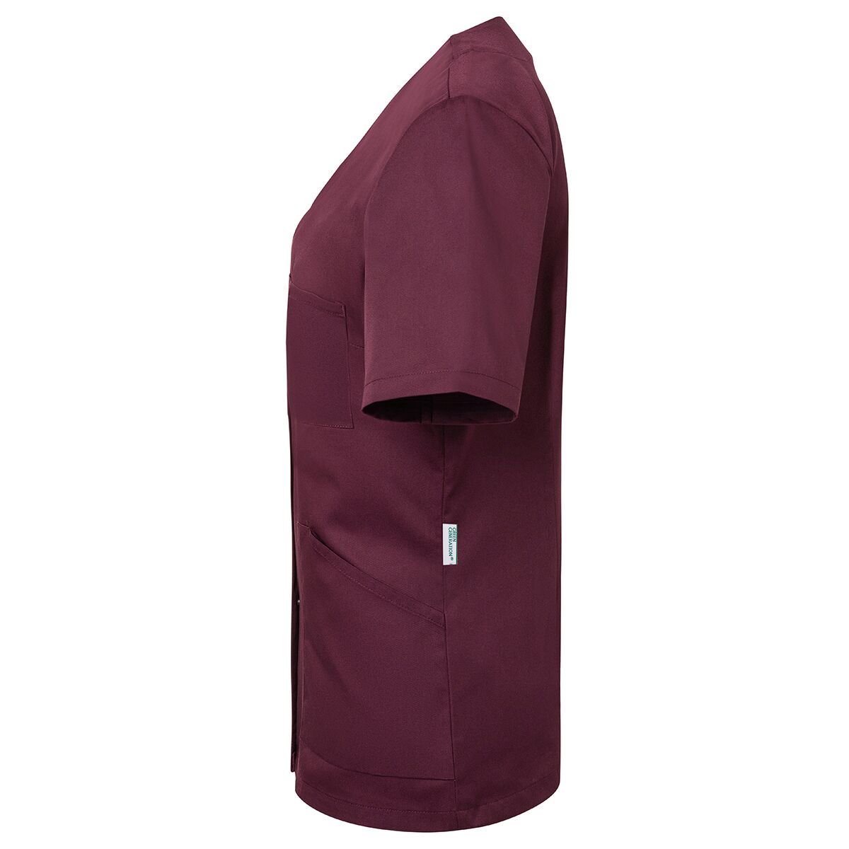 (6 pièces) KARLOWSKY | Casaque femme manches courtes Essential - Aubergine - Taille : 34
