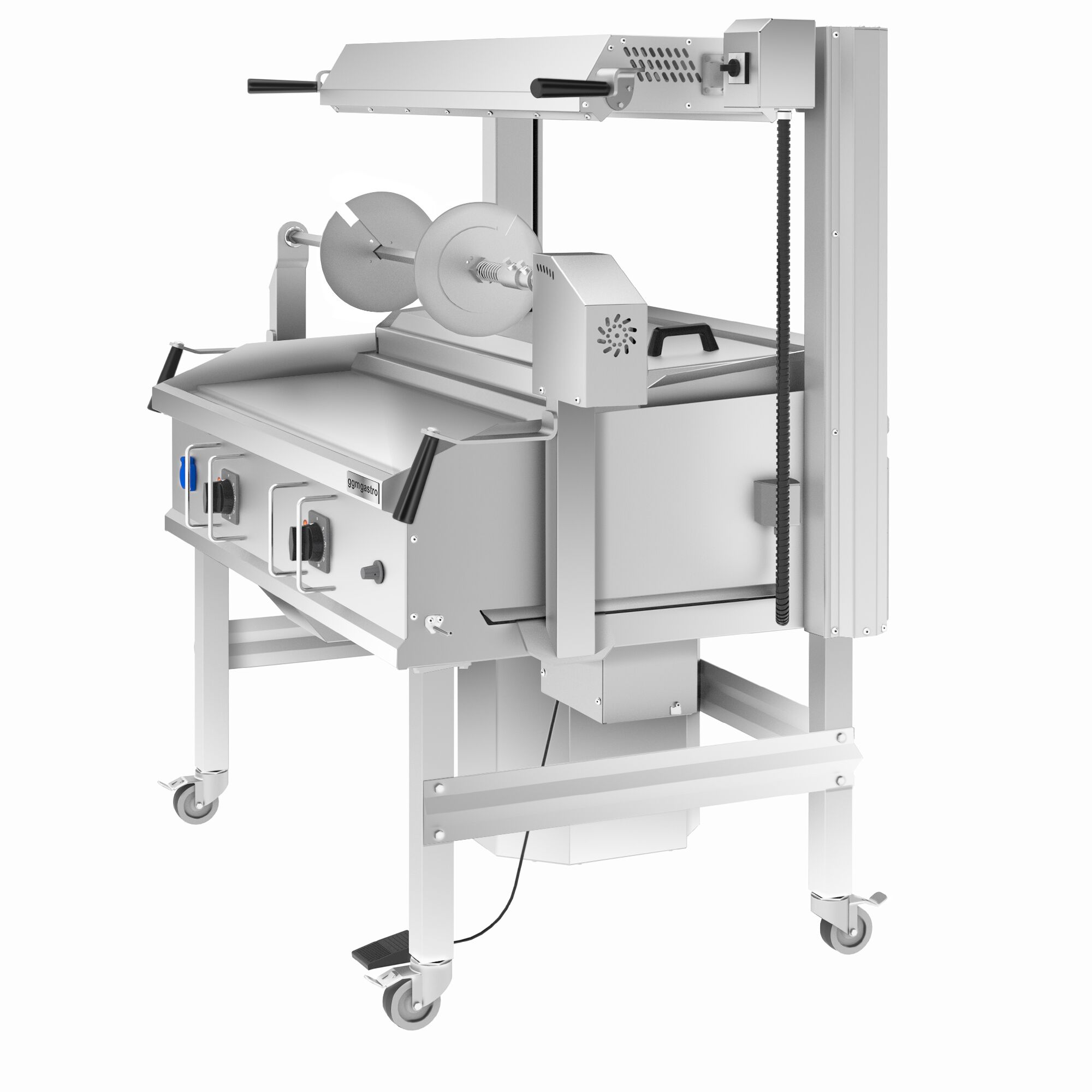 Elektro Cag Kebab Maschine - 14kW - max. 85 kg - horizontal - Standgerät