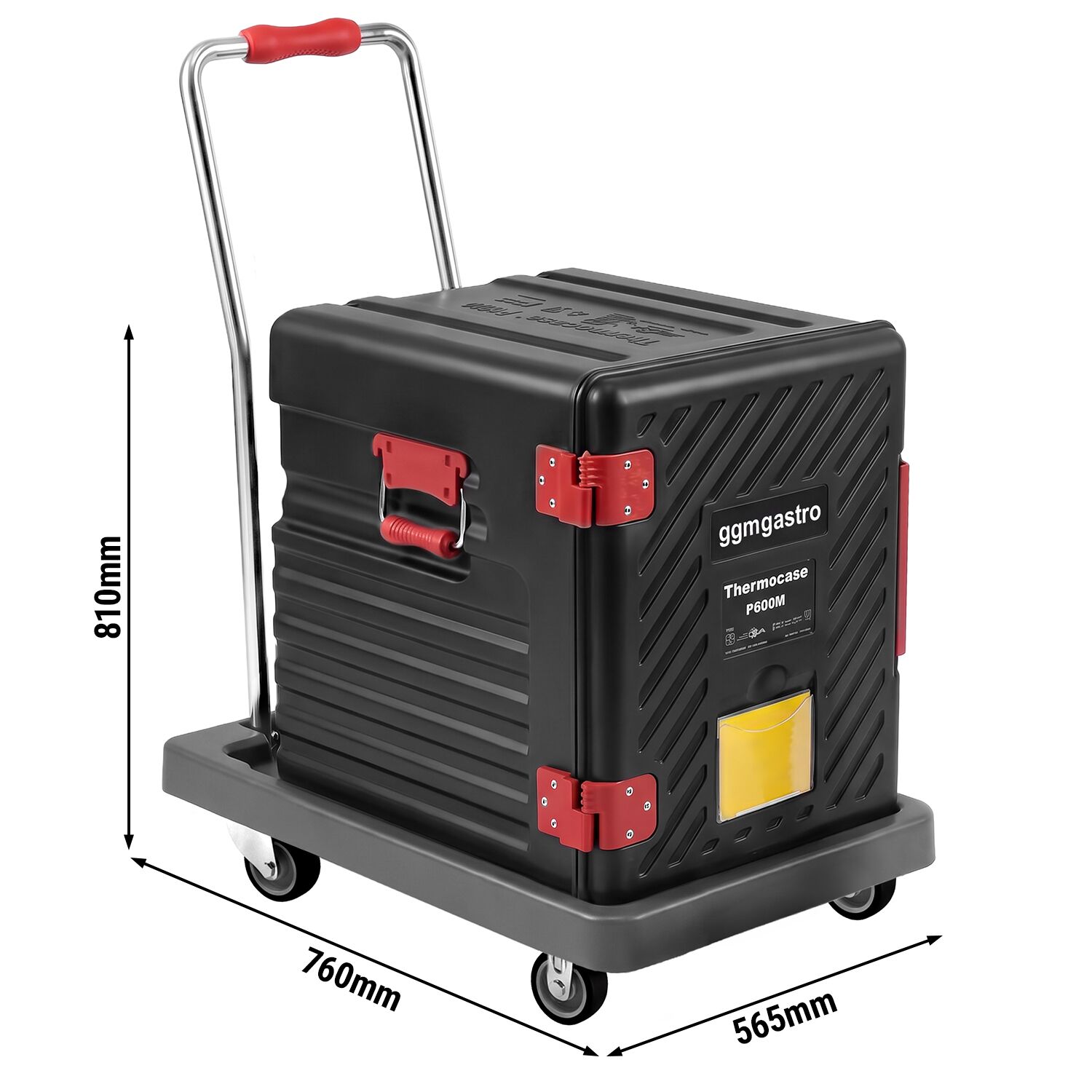 Termobox - Önden Yüklemeli - 63 litre - 12 adet GN 1/1 için - Taşıma Arabası dahil