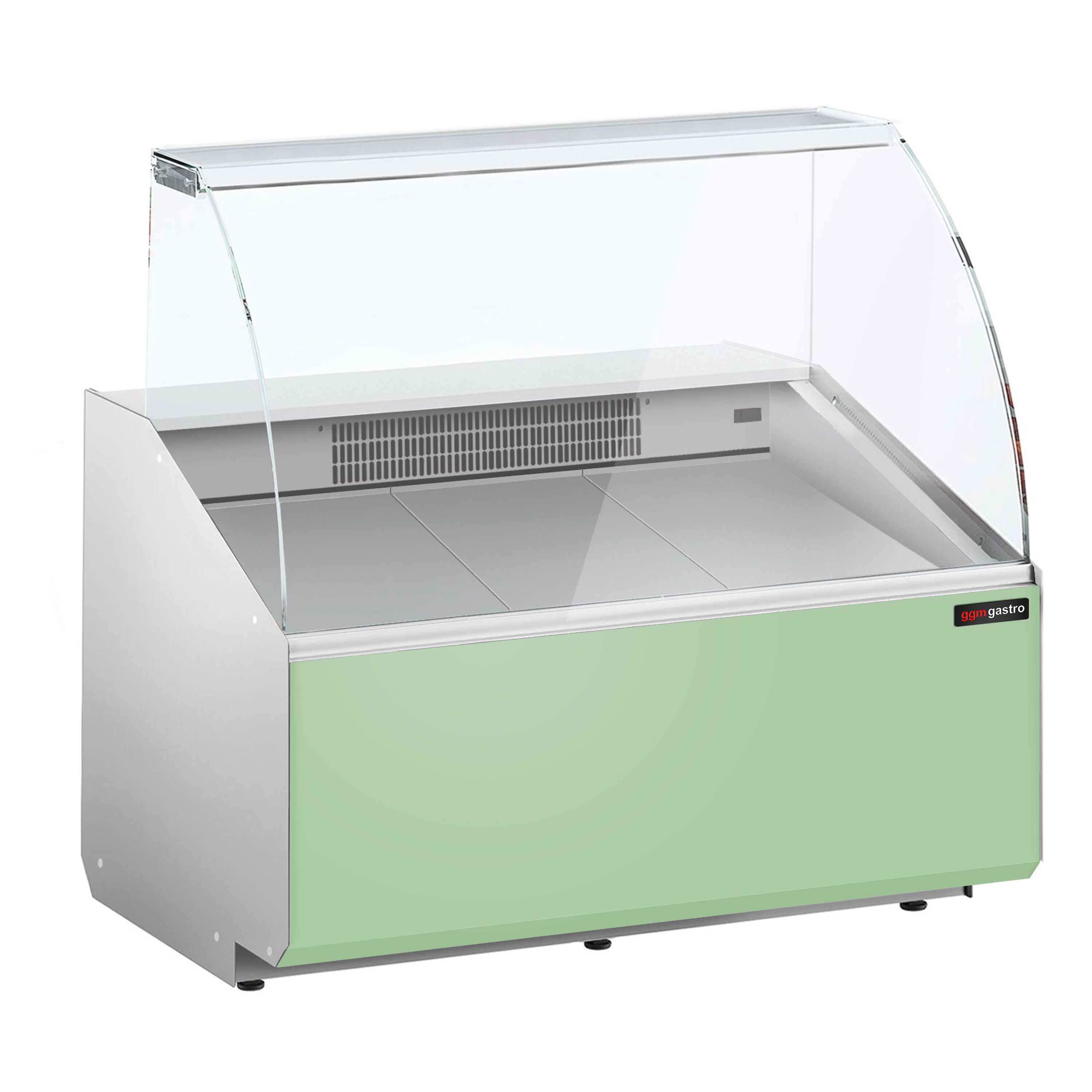 Serve Over Counter - 944x979mm - front panel light green - capacity 200 litres