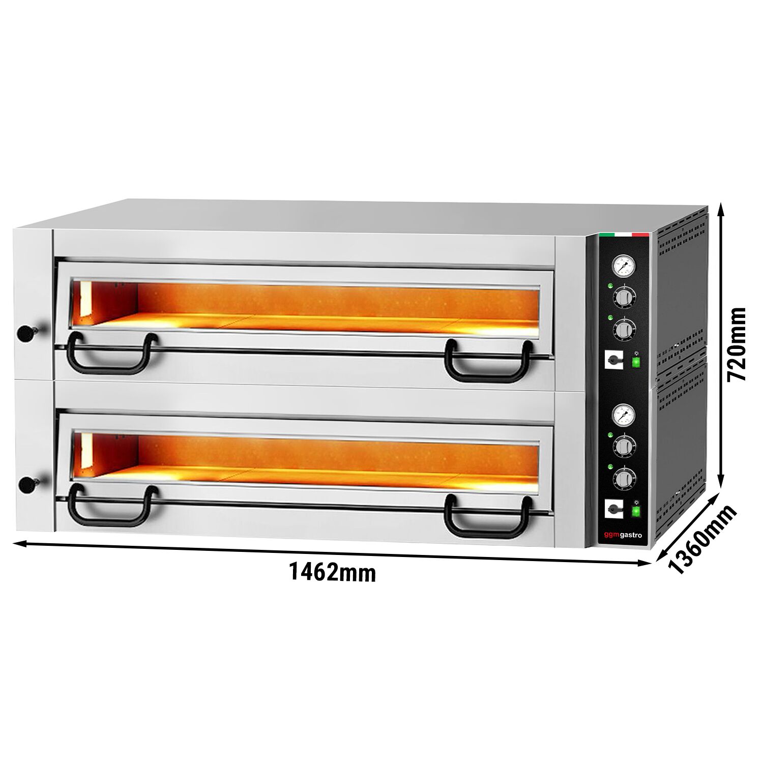Four à pizza électrique Power – 9+9 x 34 cm – Manuel