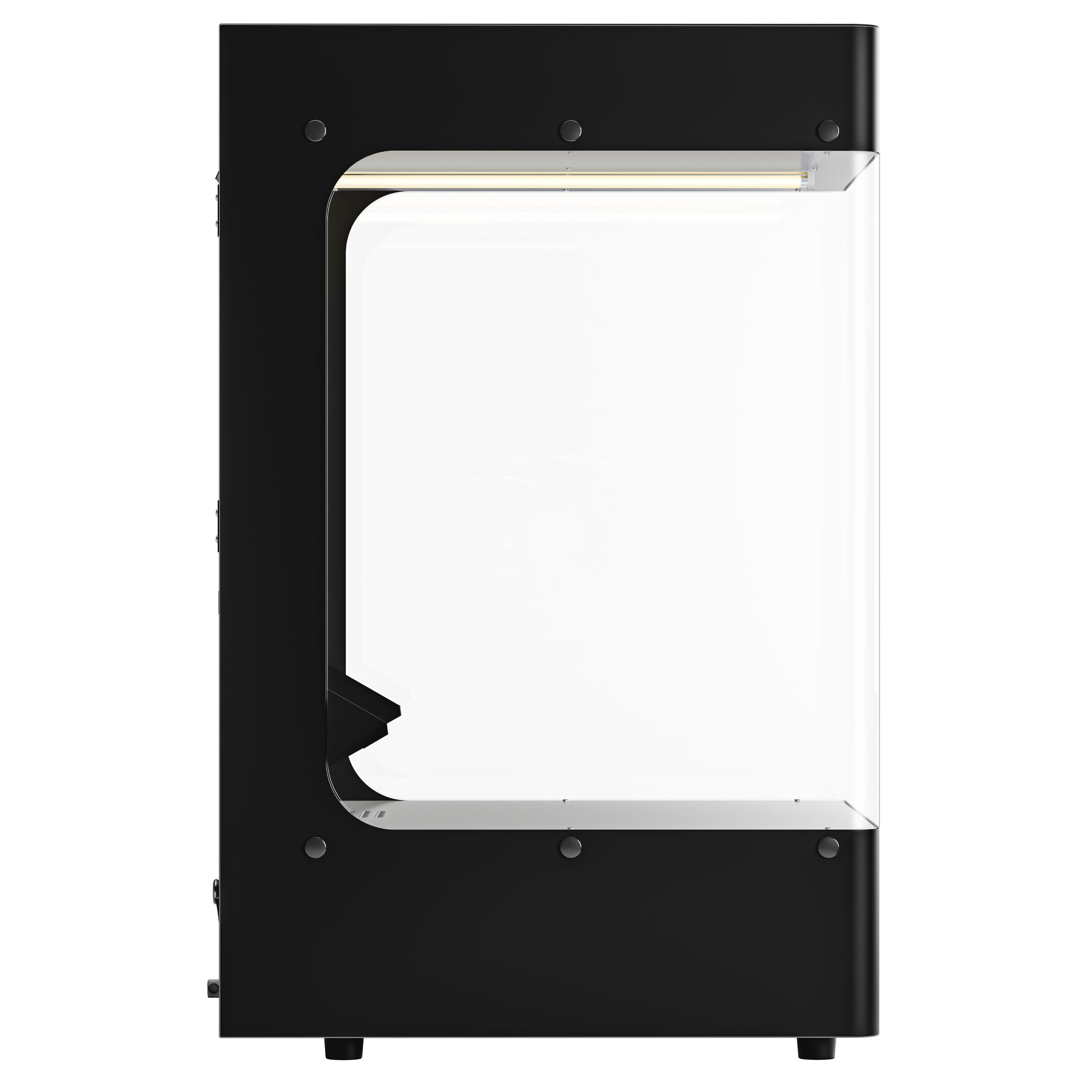 Countertop Nacho Warmer with LED Lighting - 305W - Black | Drawer Warmer - for Almonds & Nuts