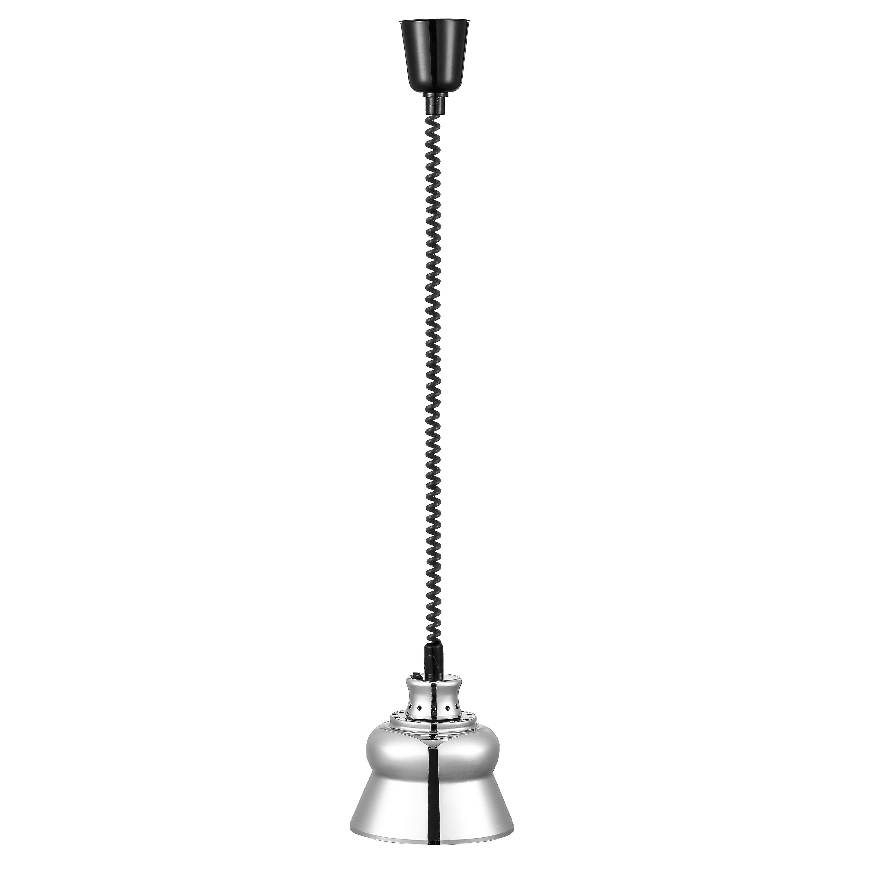 Lampe chauffante infrarouge – Ø 228 mm – Argent