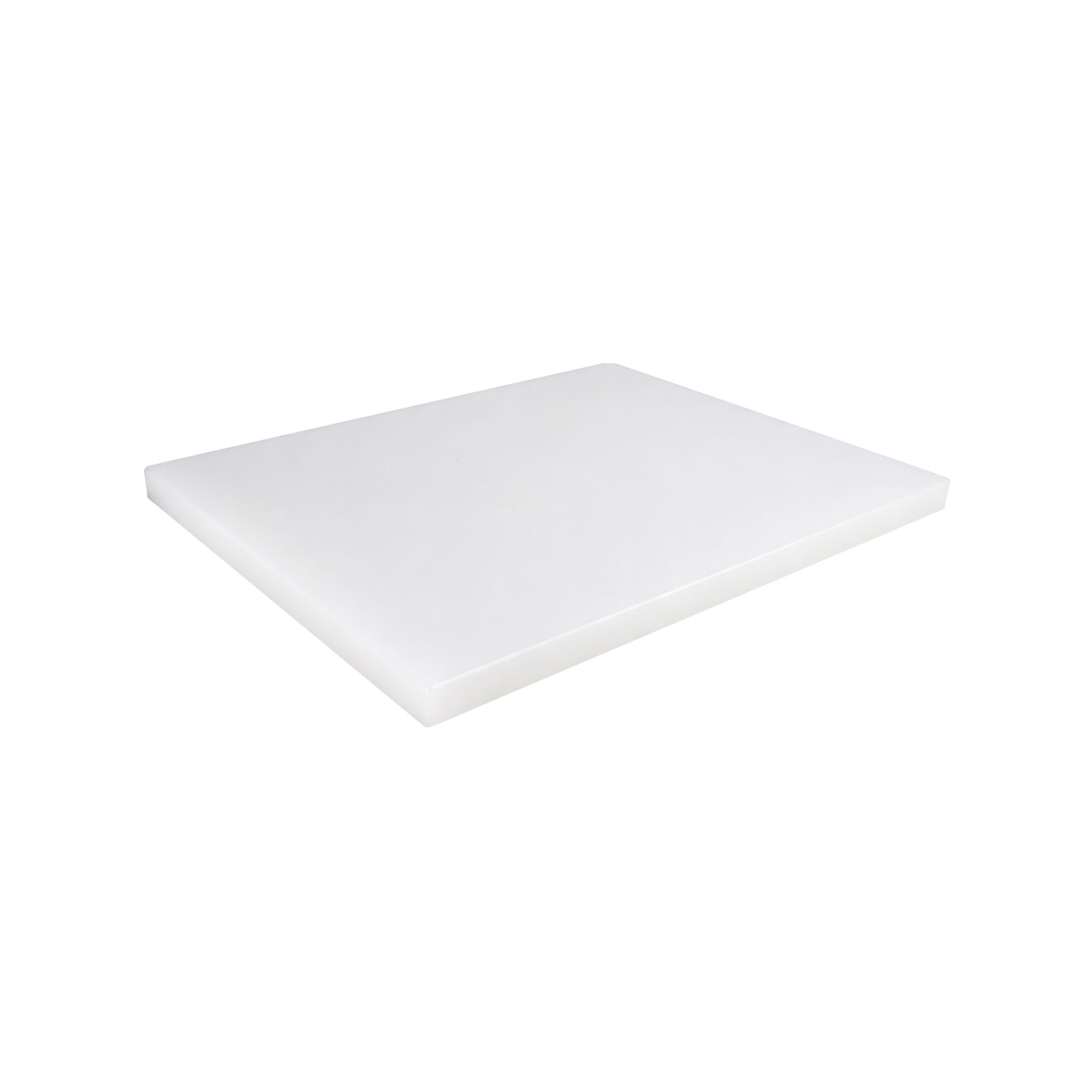 Planche à découper - 250x400mm - Épaisseur: 20mm - Conforme HACCP - Polyéthylène - Blanc