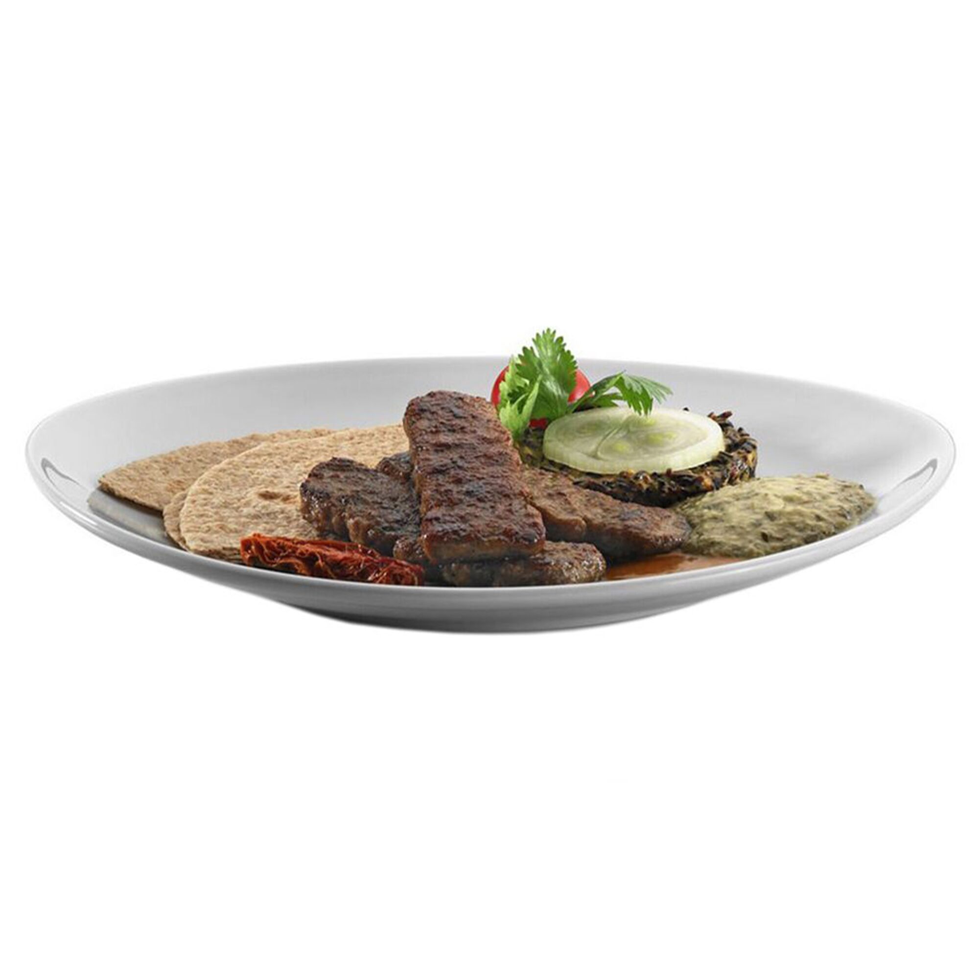 (6 pièces) ENTITY - Assiette à Grillades - Ø 290 mm - Blanc