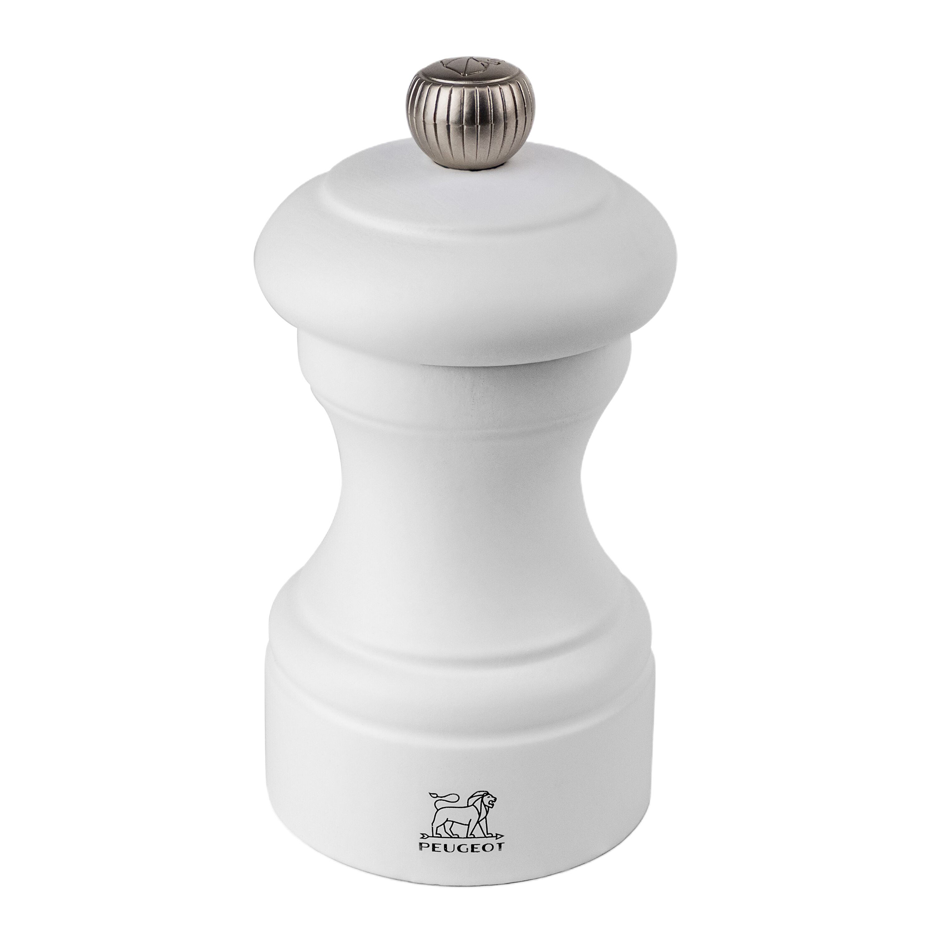 (6 pièces) PEUGEOT | BISTRO – Moulin à sel – Bois – Blanc mat – Hauteur : 100 mm