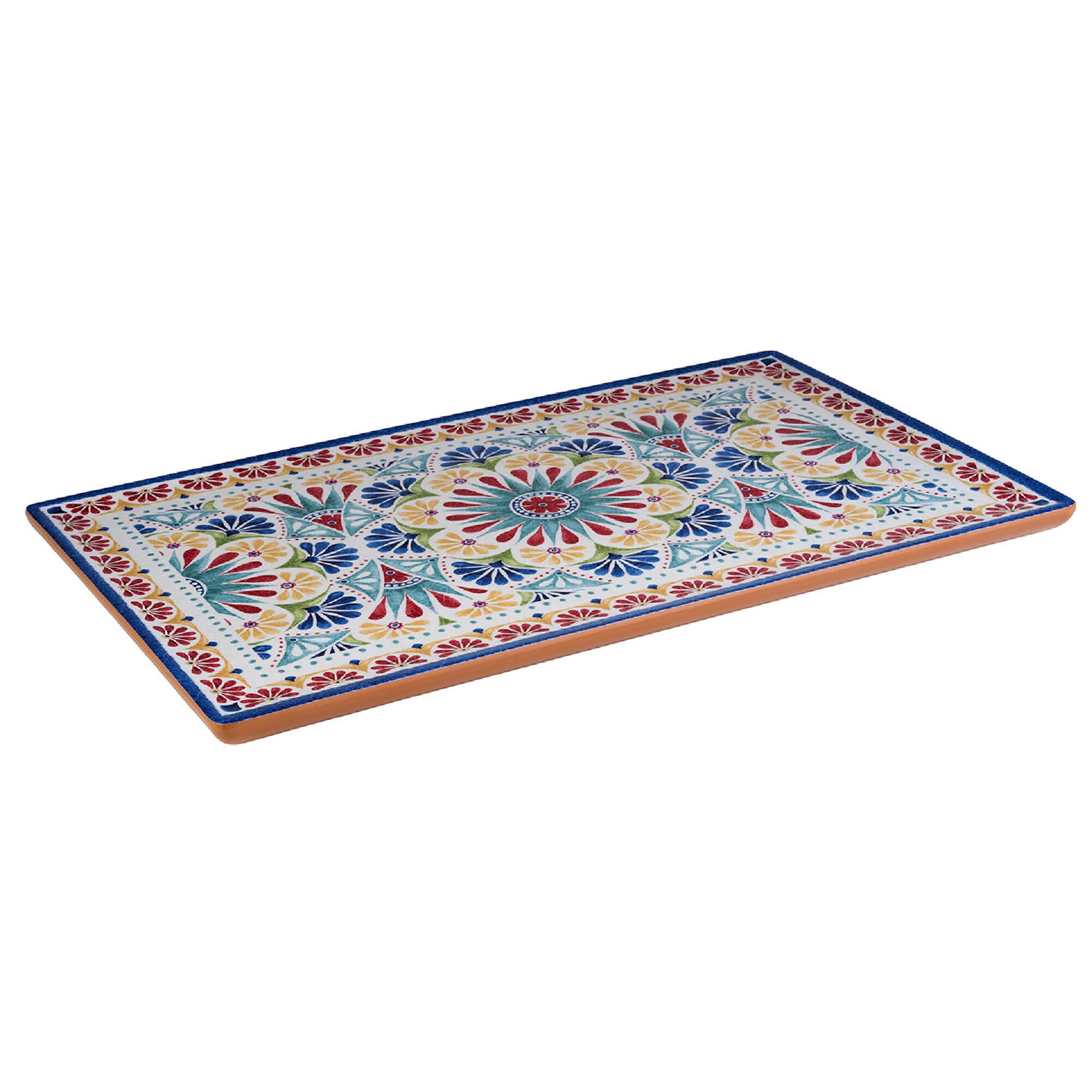 (6 pièces) Plateau GN 1/1 – ARABESQUE – Mélamine – Hauteur : 20 mm – Terracotta