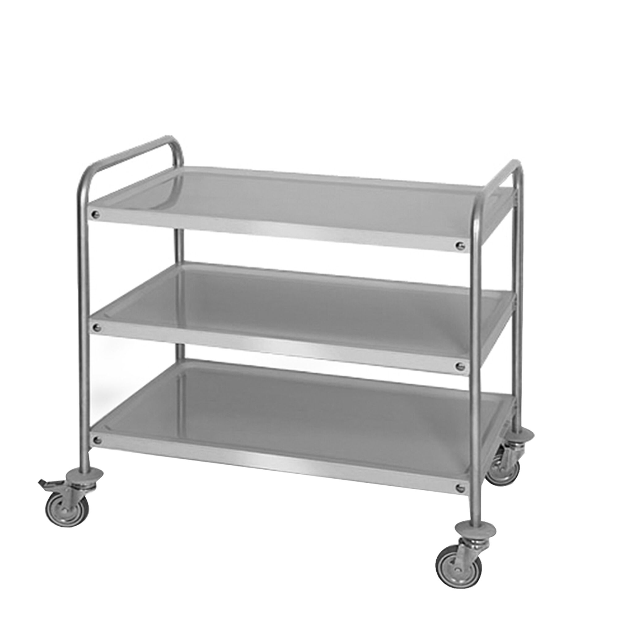 Chariot de service – 1000x600 mm – avec 3 surfaces de rangement