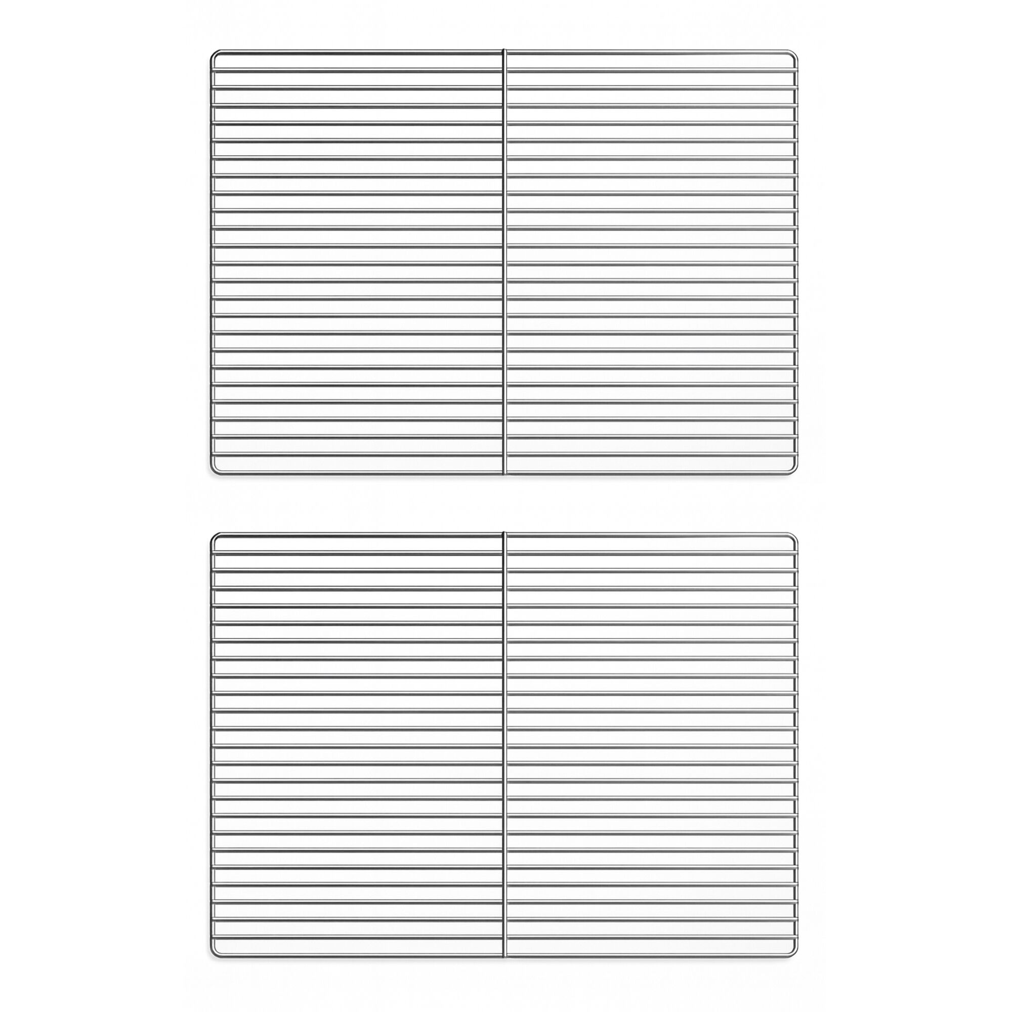 (2 pcs) Grille de support en inox - pour bouteilles - 528x657mm - Épaisseur : 11mm - GN 2/1 - pour réfrigérateurs série GN 2/1