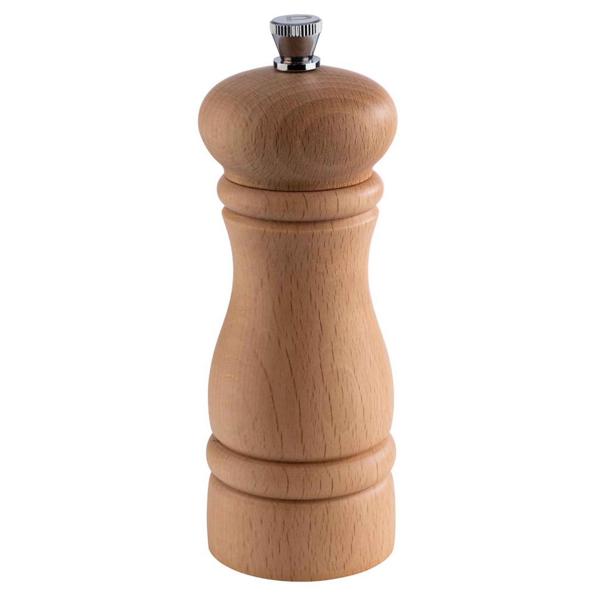 (6 pièces) Moulin à sel – ETERNAL – Bois – Hauteur : 155 mm – Beige
