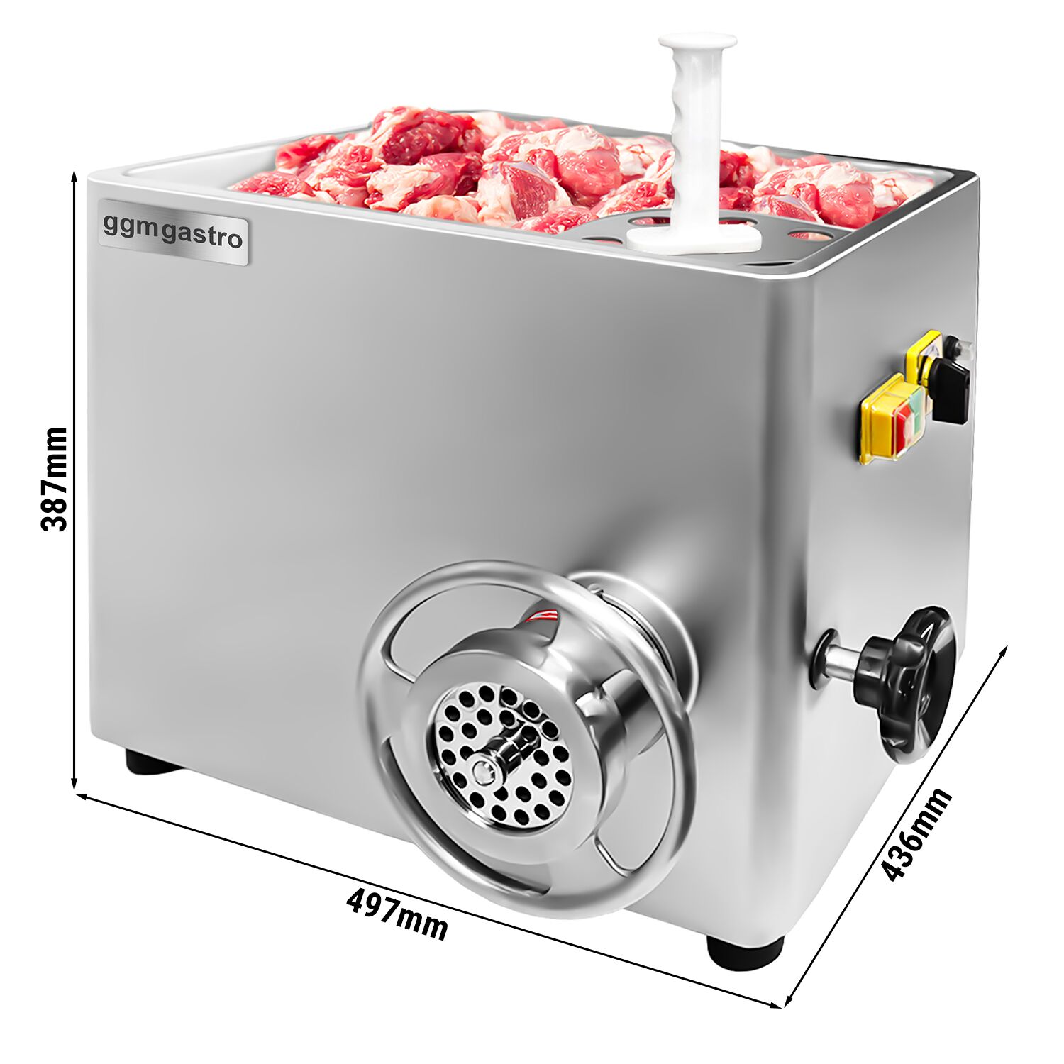 Hachoir à viande électrique 12 – 350-400 kg/h – 800 watts