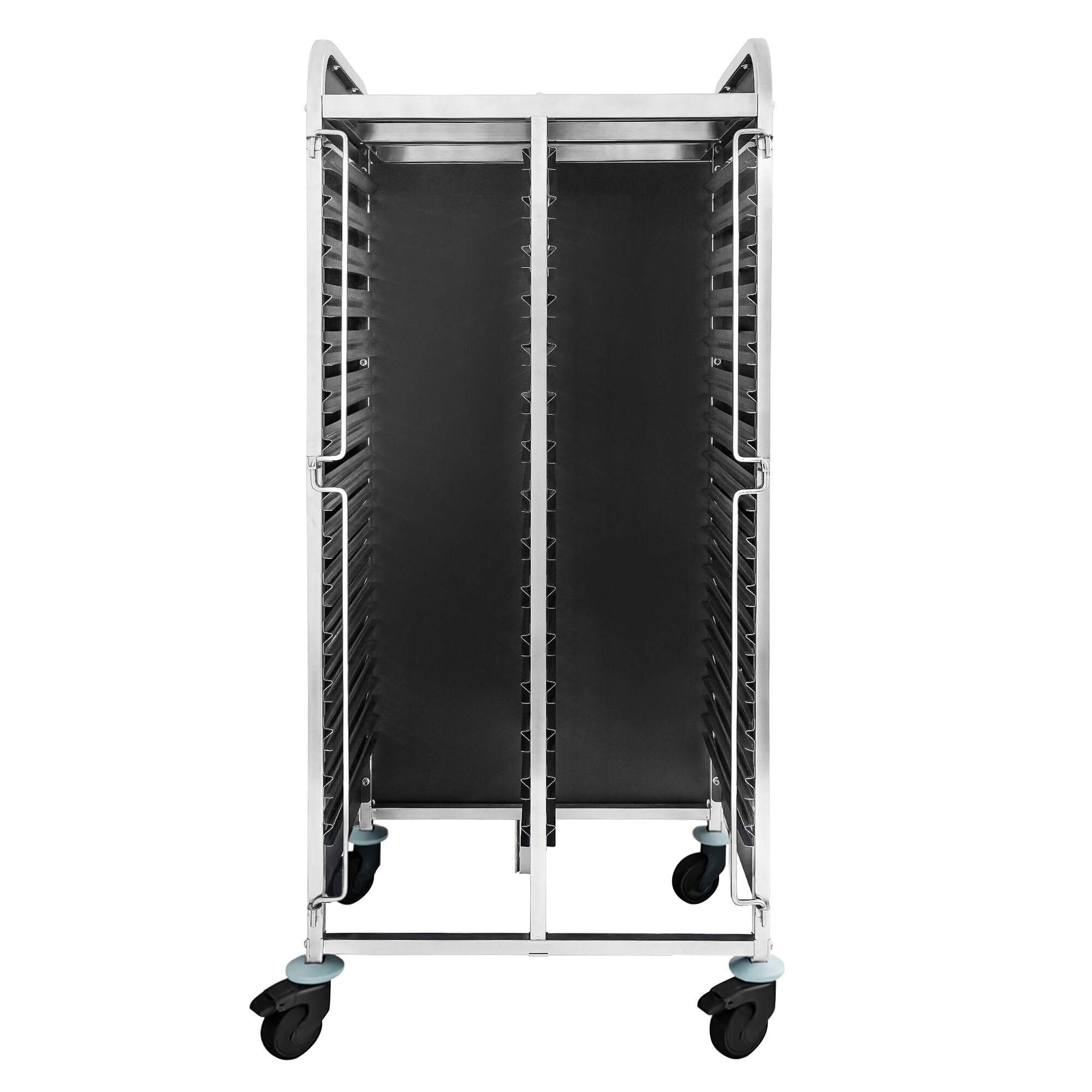 Chariot à plateaux – pour 30 plateaux GN 1/1 – avec roulettes silencieuses