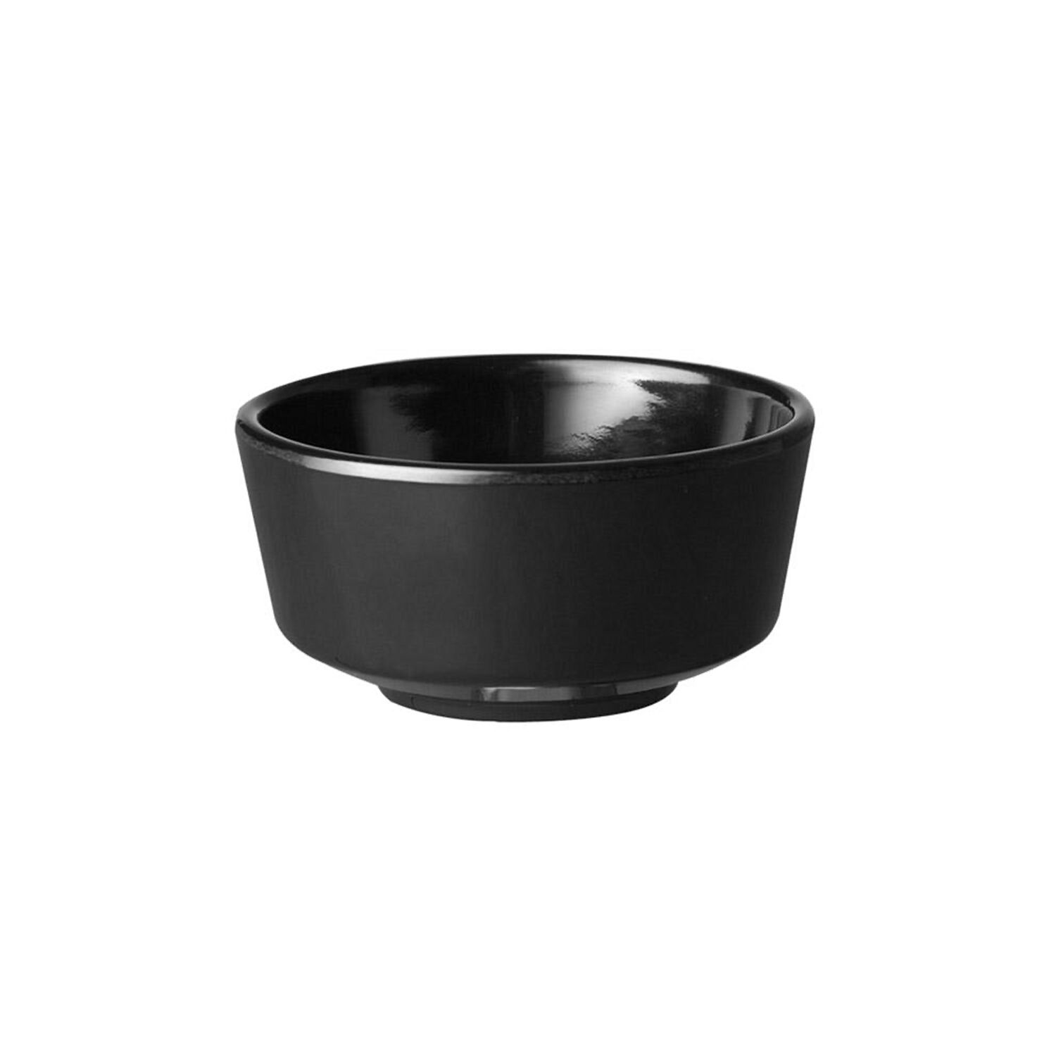 (6 pcs) Coupe - FLOAT - Mélamine - 150ml - Ø 90mm - Profondeur : 45mm - Noir