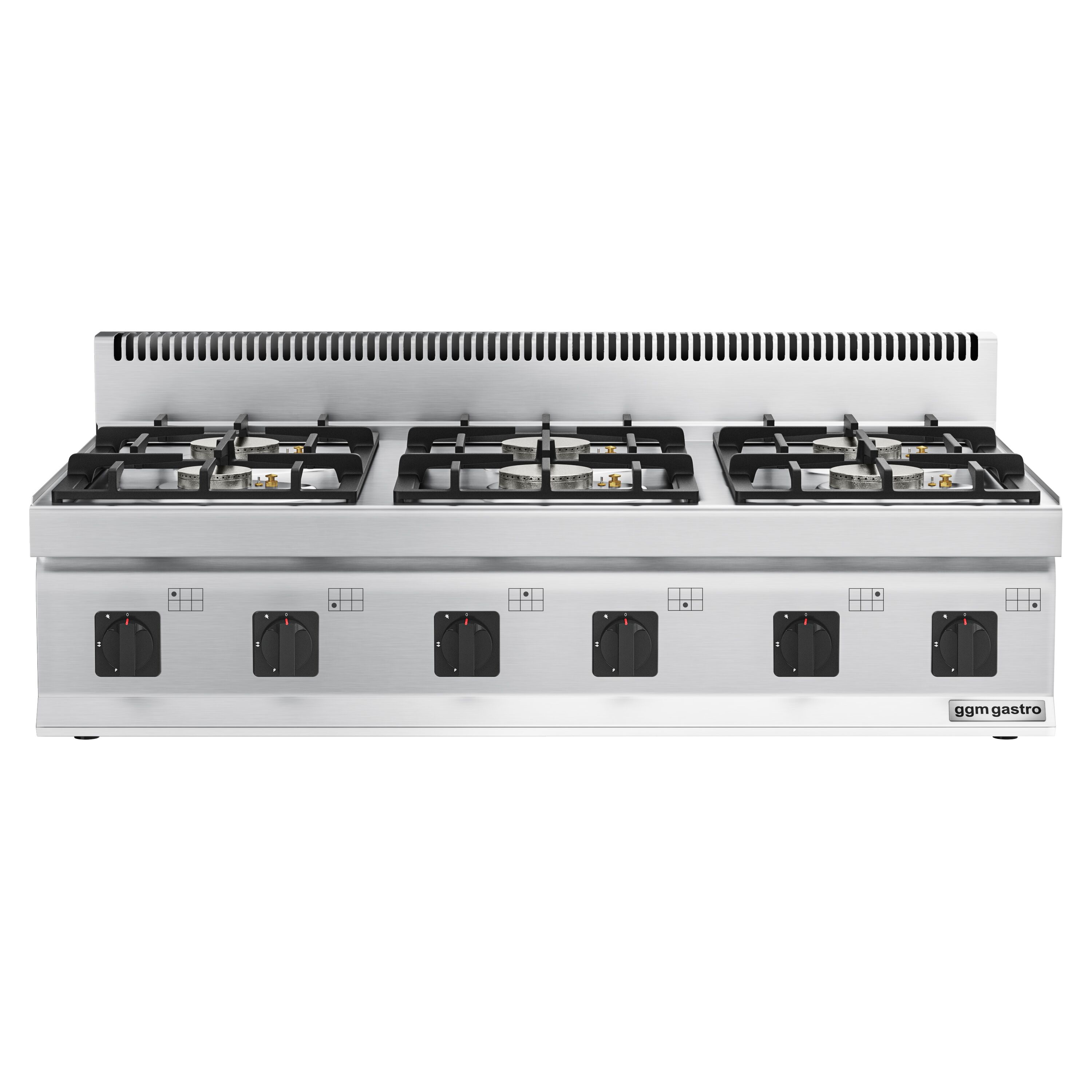 Fourneau à gaz – 36 kW – 6 brûleurs