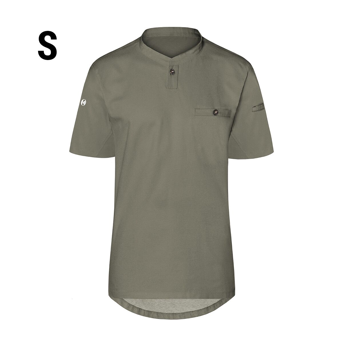 (6 pièces) KARLOWSKY | Chemise de travail manches courtes homme Performance - Sauge - Taille : S