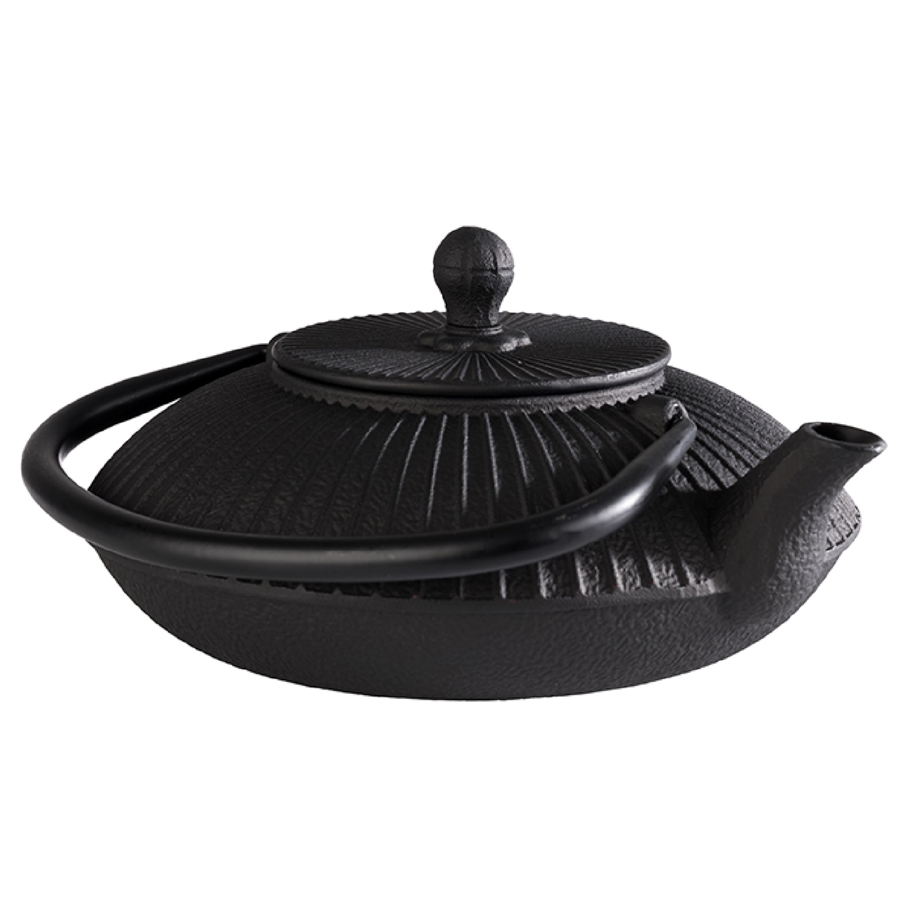 Théière ASIA - 0,8L - Fonte - avec infuseur - Noir