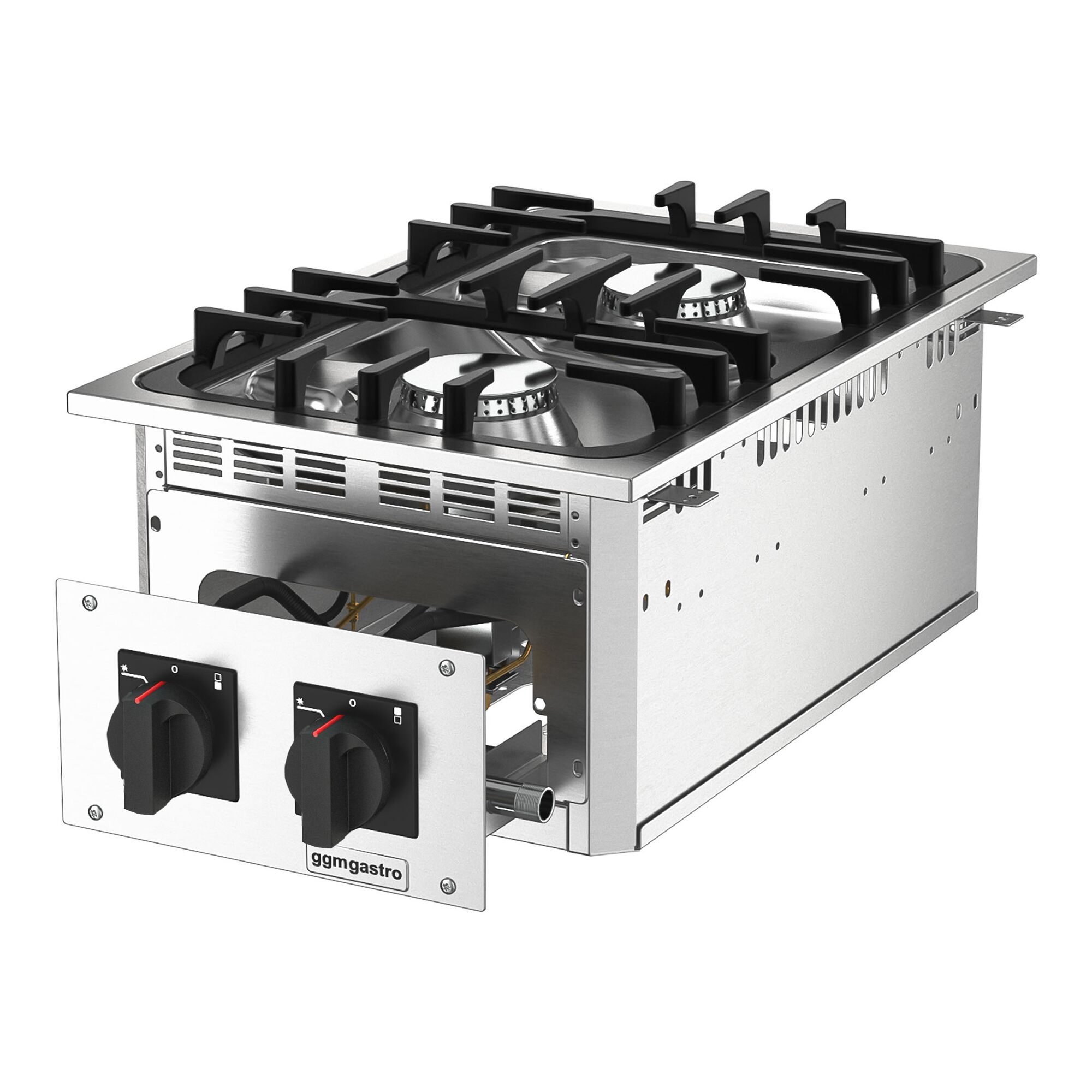 Fourneau à gaz - 15kW - 2 brûleurs