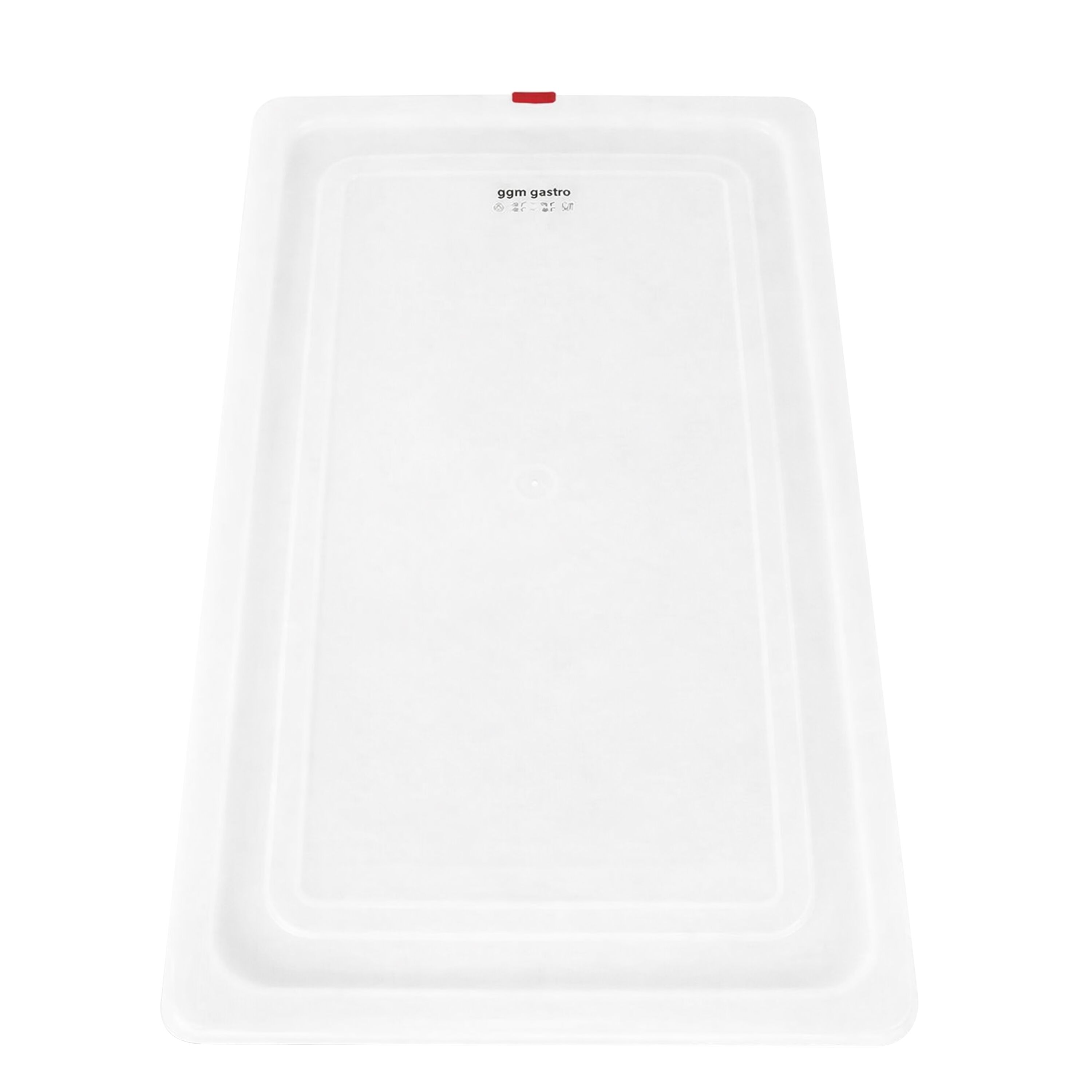 (6 pièces) Couvercle GN en Polypropylène 1/1 - Transparent - 530 x 325 mm - Hauteur: 13 mm