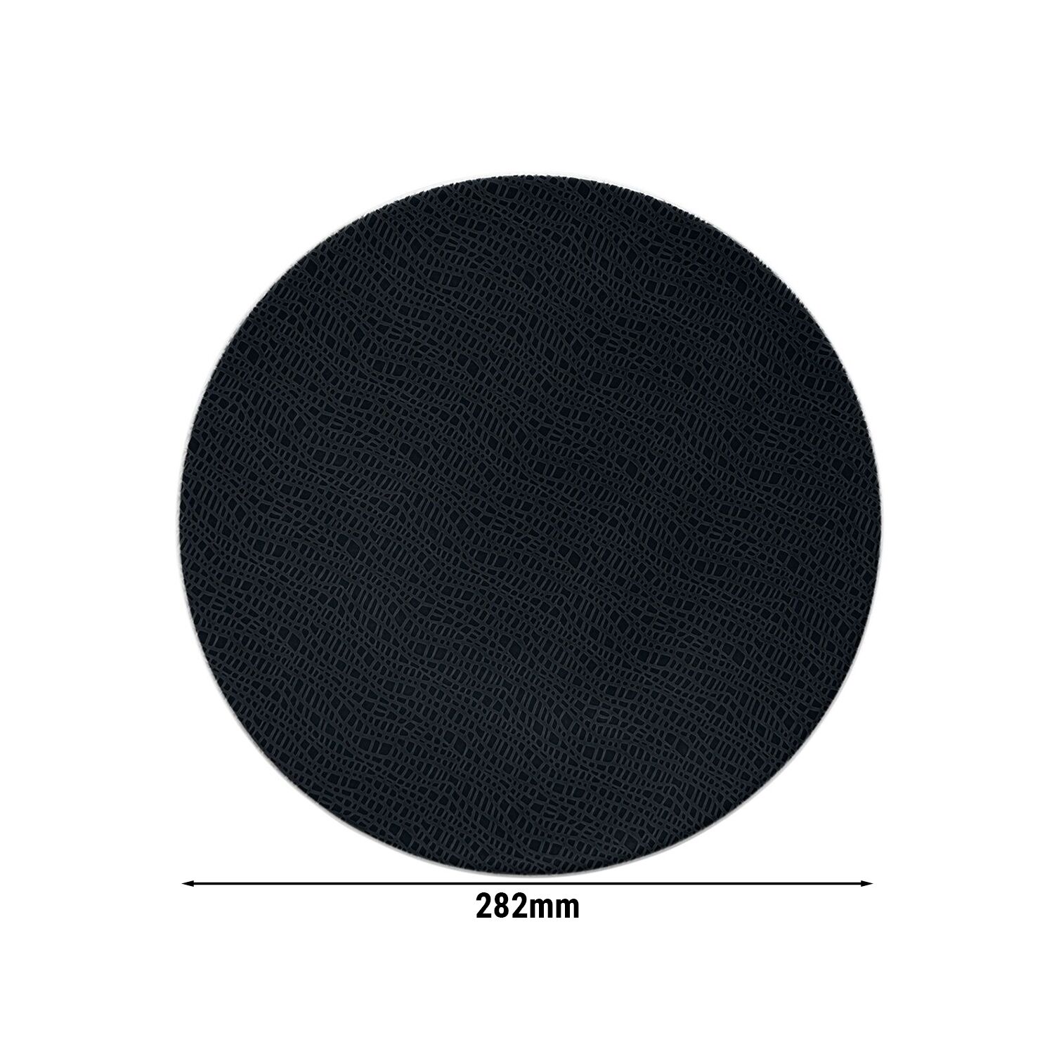 (6 pièces) SELTMANN WEIDEN | Assiette coupe – plate – Ø 280 mm – Noir