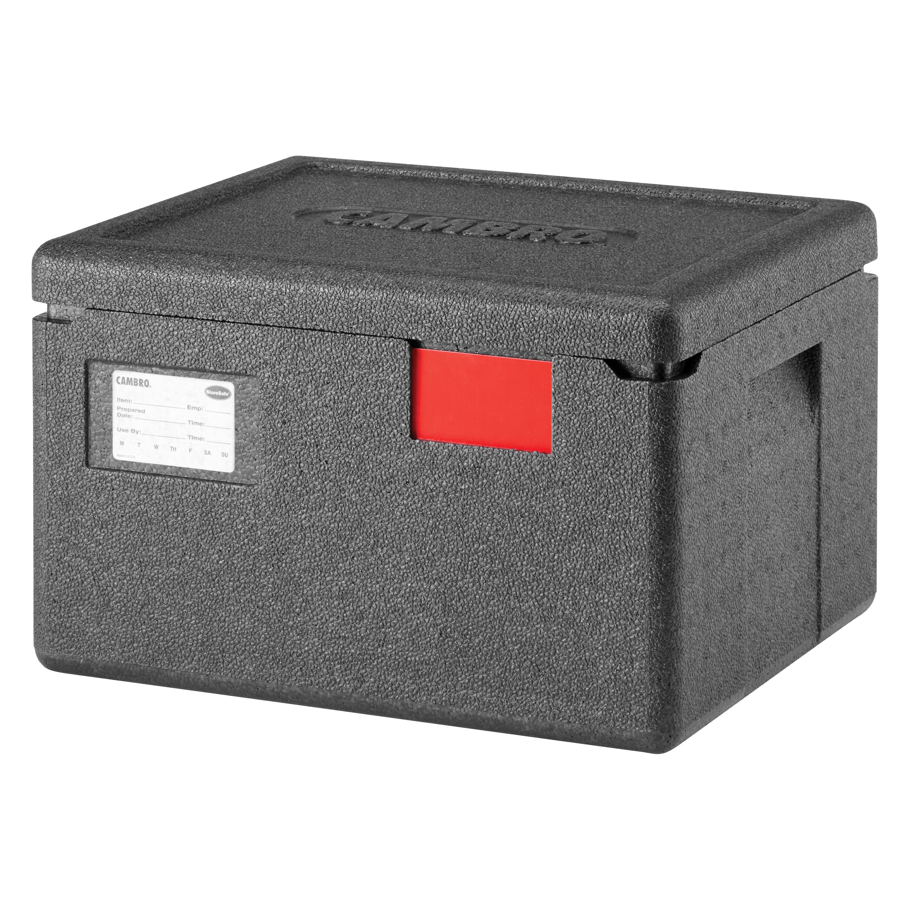 (1 piece) CAMBRO | Cam GoBox® Toploader – 390×330×257 mm – Black lid – GN 1/2 – 4 hr temp hold