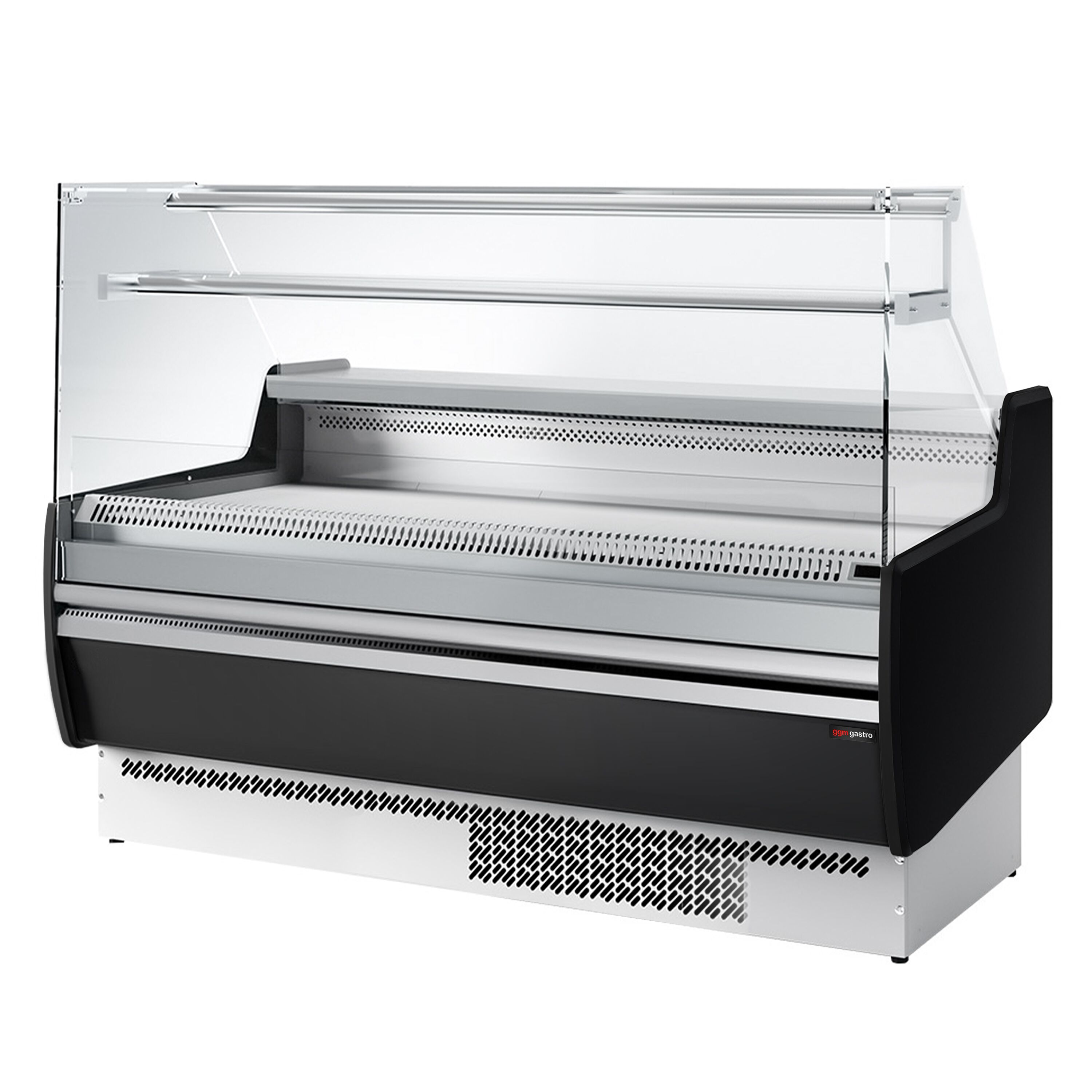 Serve Over Counter - 1622mm - with 2 doors - with 1 shelf - black front panel - capacity 178 litres