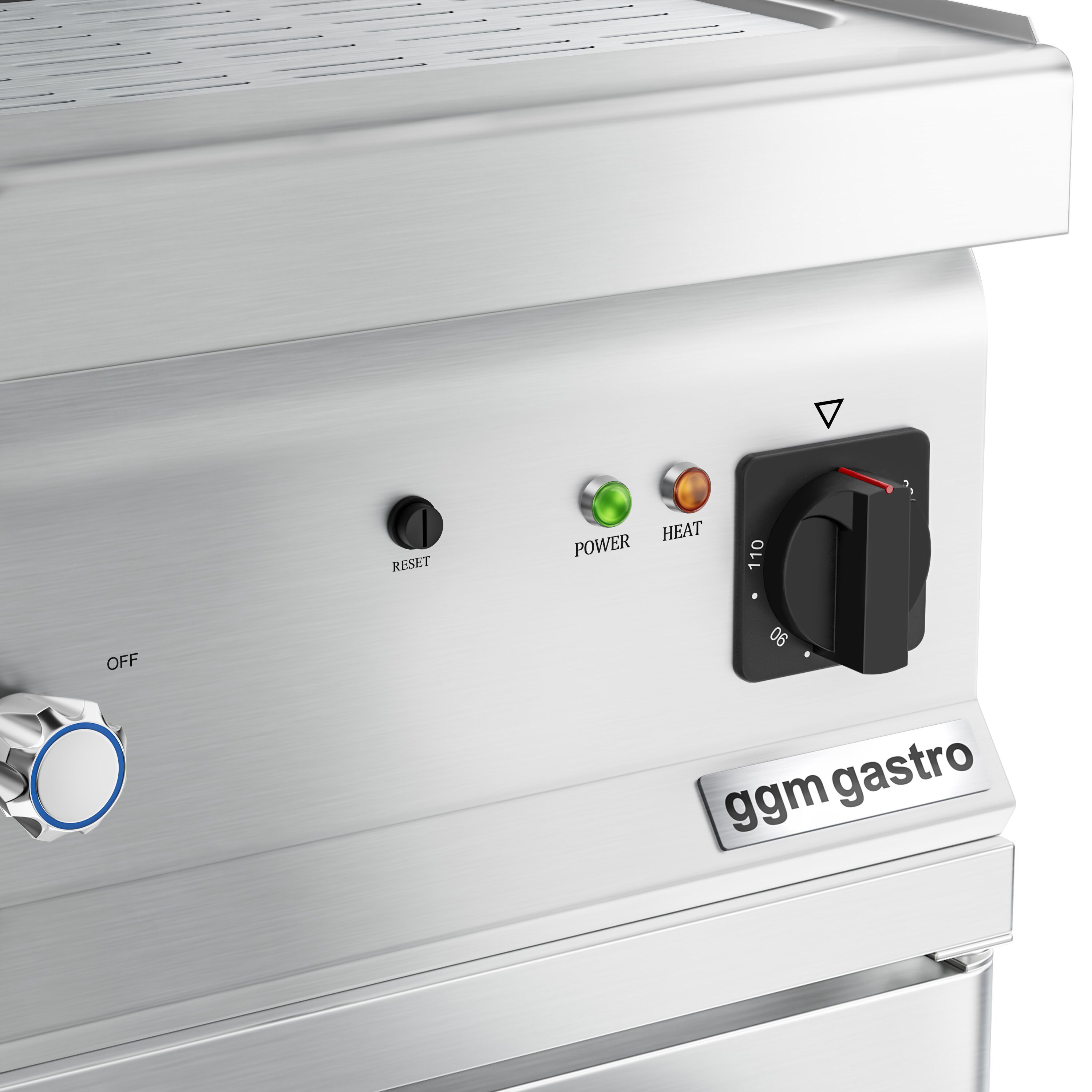 Cuiseur à pâtes électrique avec robinet – 28 L – 9 kW – incl. soubassement avec 2 portes