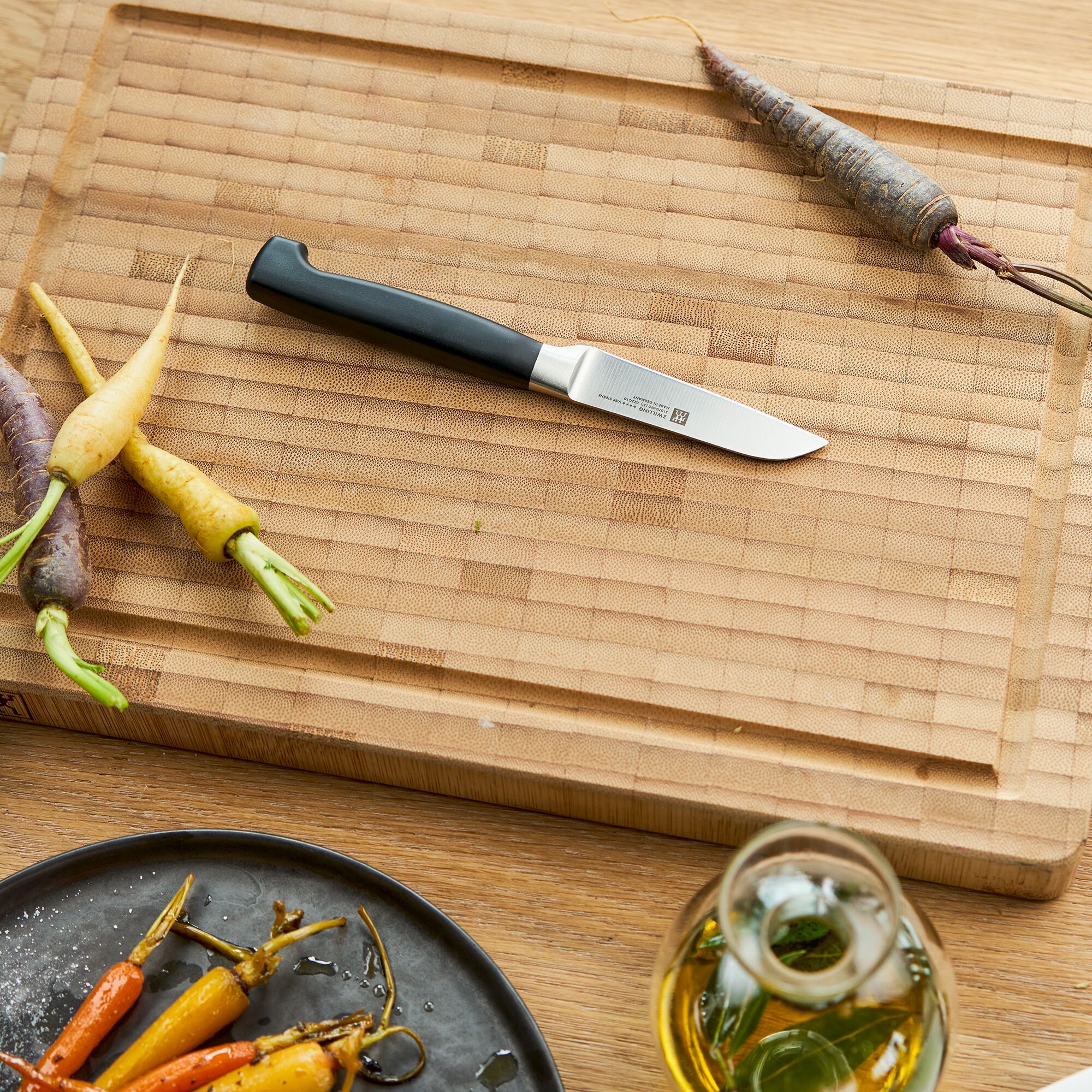 ZWILLING | Four Star Vegetable Knife – 8 cm blade - ideal for dicing, julienne & slicing fruit and veg - FRIODUR ice-hardened