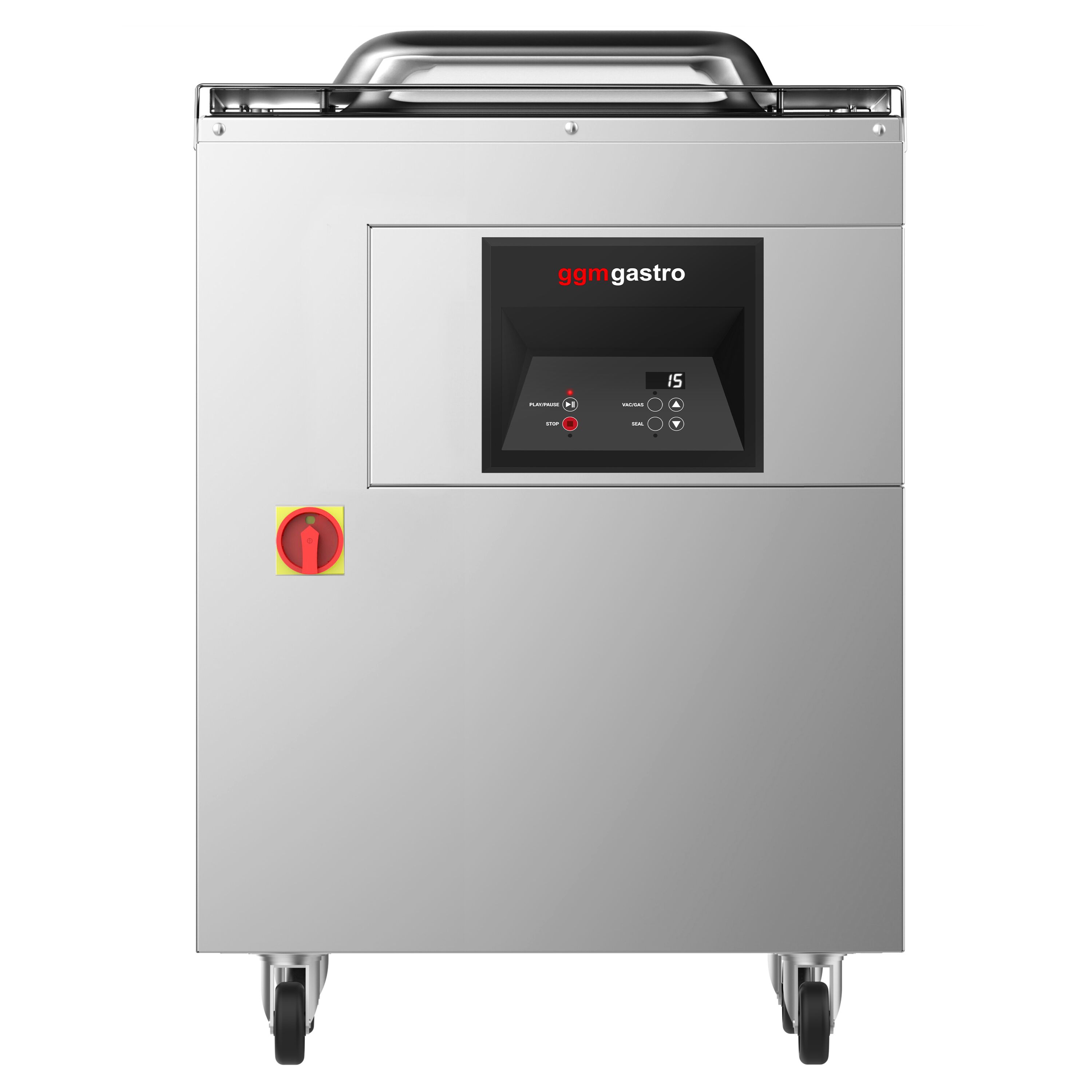 Machine sous vide à cloche – 60 m³/h – 1,5 kW – Digitale – avec injection de gaz