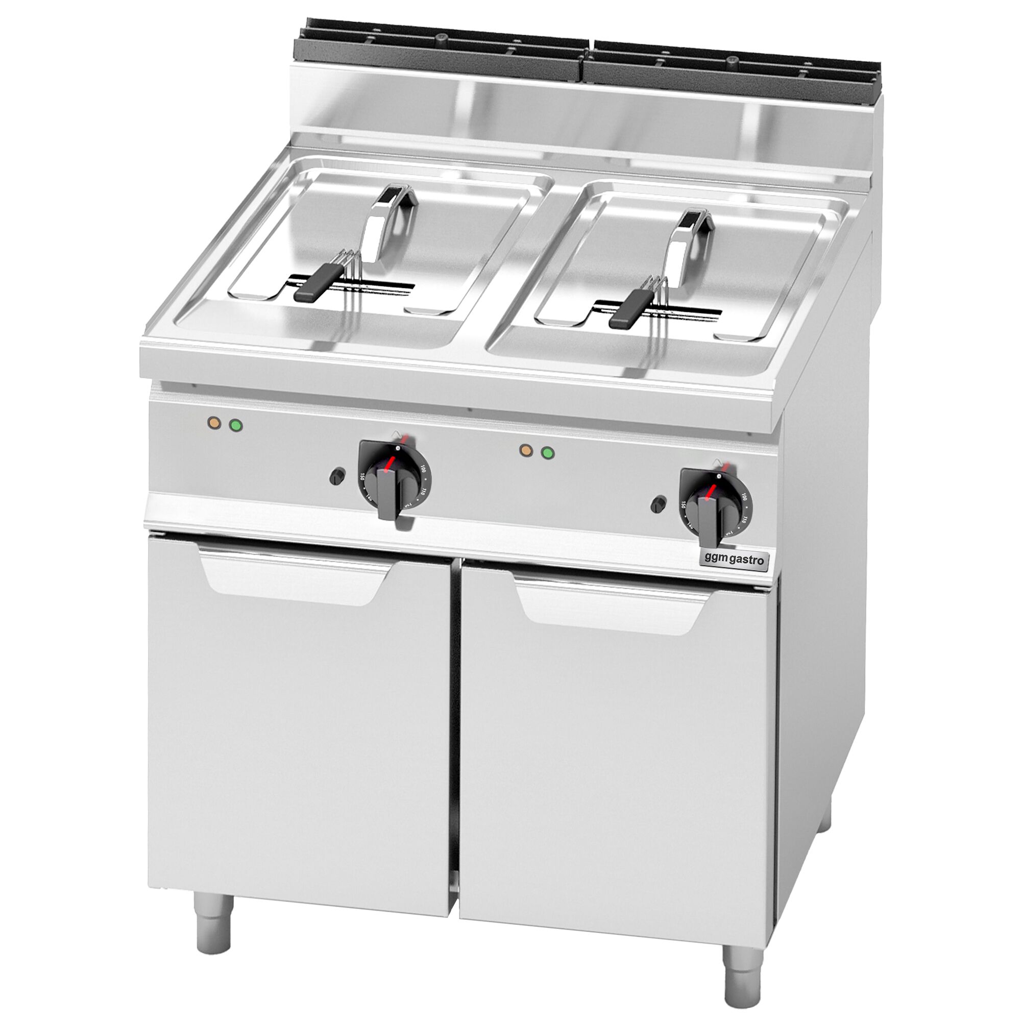 Friteuse électrique double – 10+10 litres – 12 kW