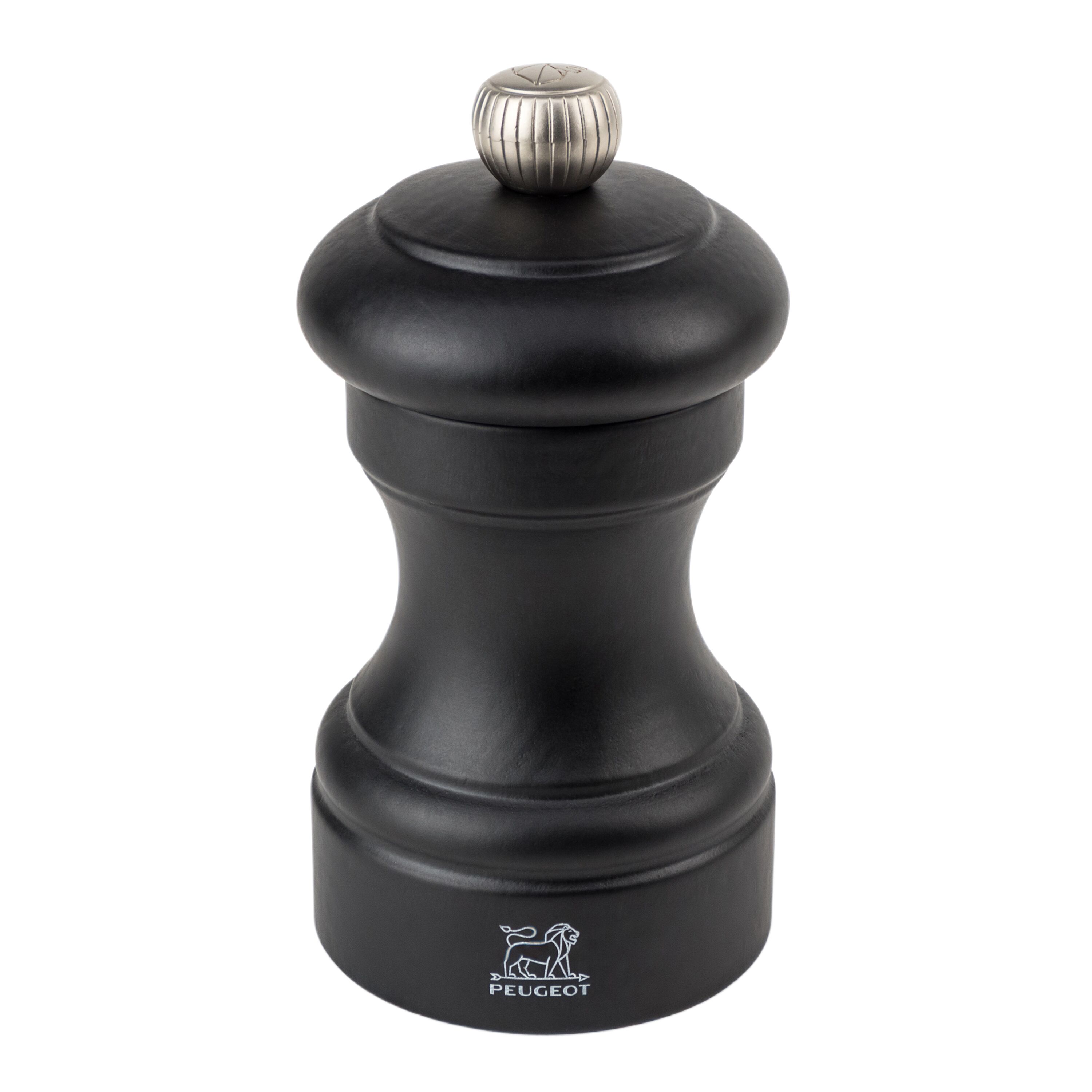 (6 pièces) PEUGEOT | BISTRO - Moulin à poivre - Bois - Noir mat - Hauteur : 100 mm