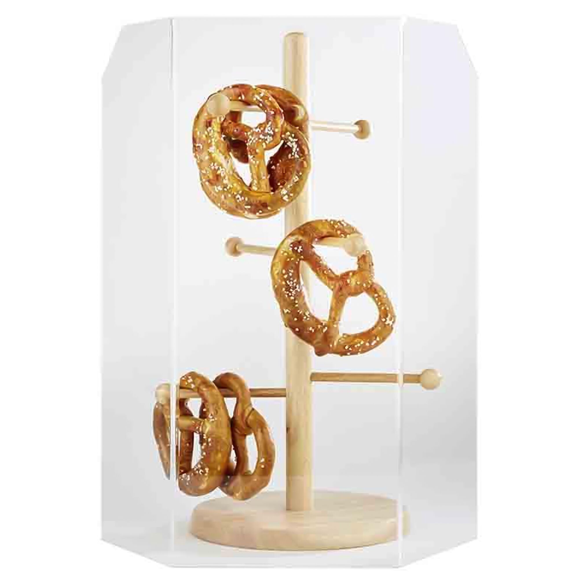 Protection hygiénique - Hauteur : 500 mm - compatible avec support à bretzels ou saucisses BUWSTA