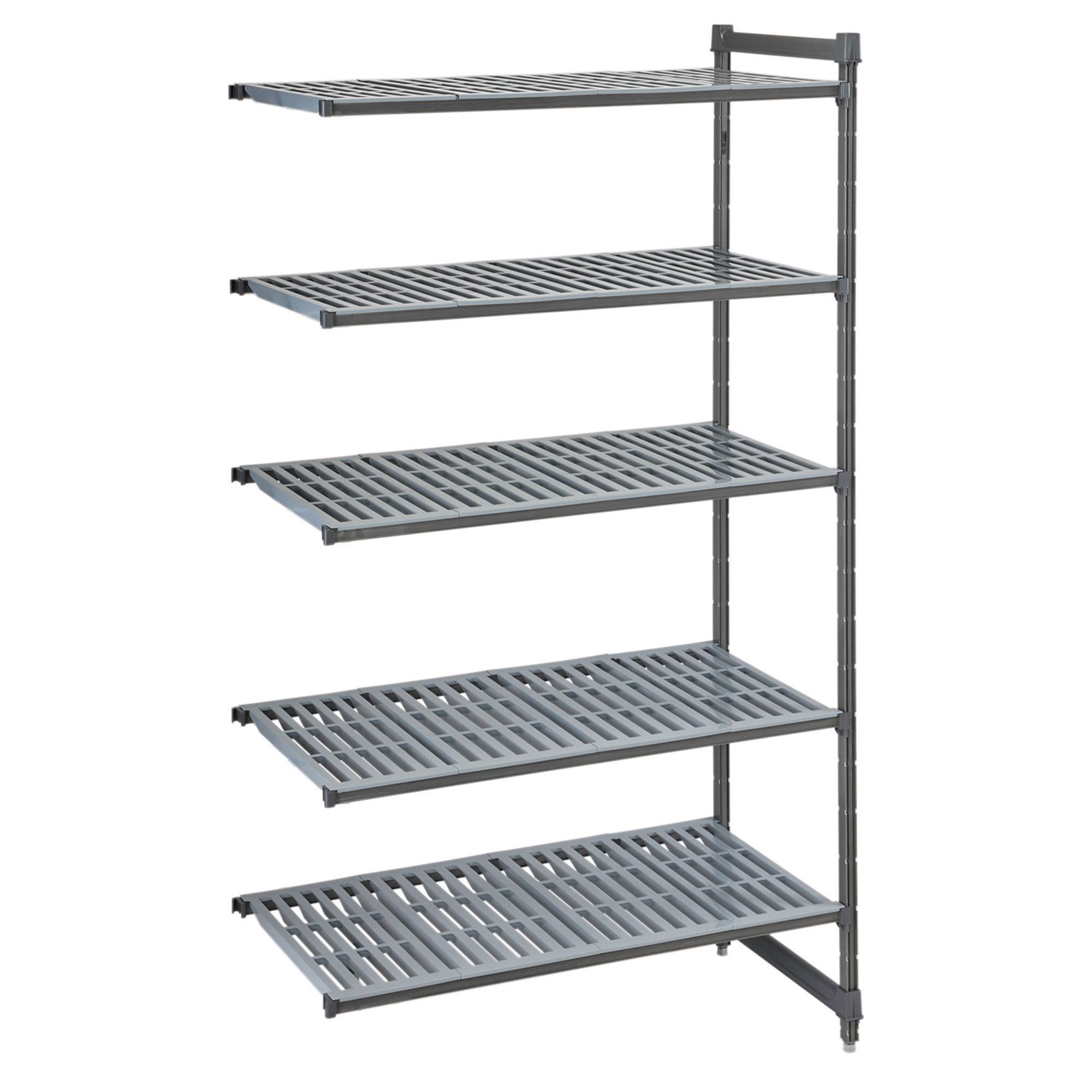 CAMBRO | Camshelving® - Basics Plus - Étagère Supplémentaire - 870 mm - avec 5 tablettes ajourées