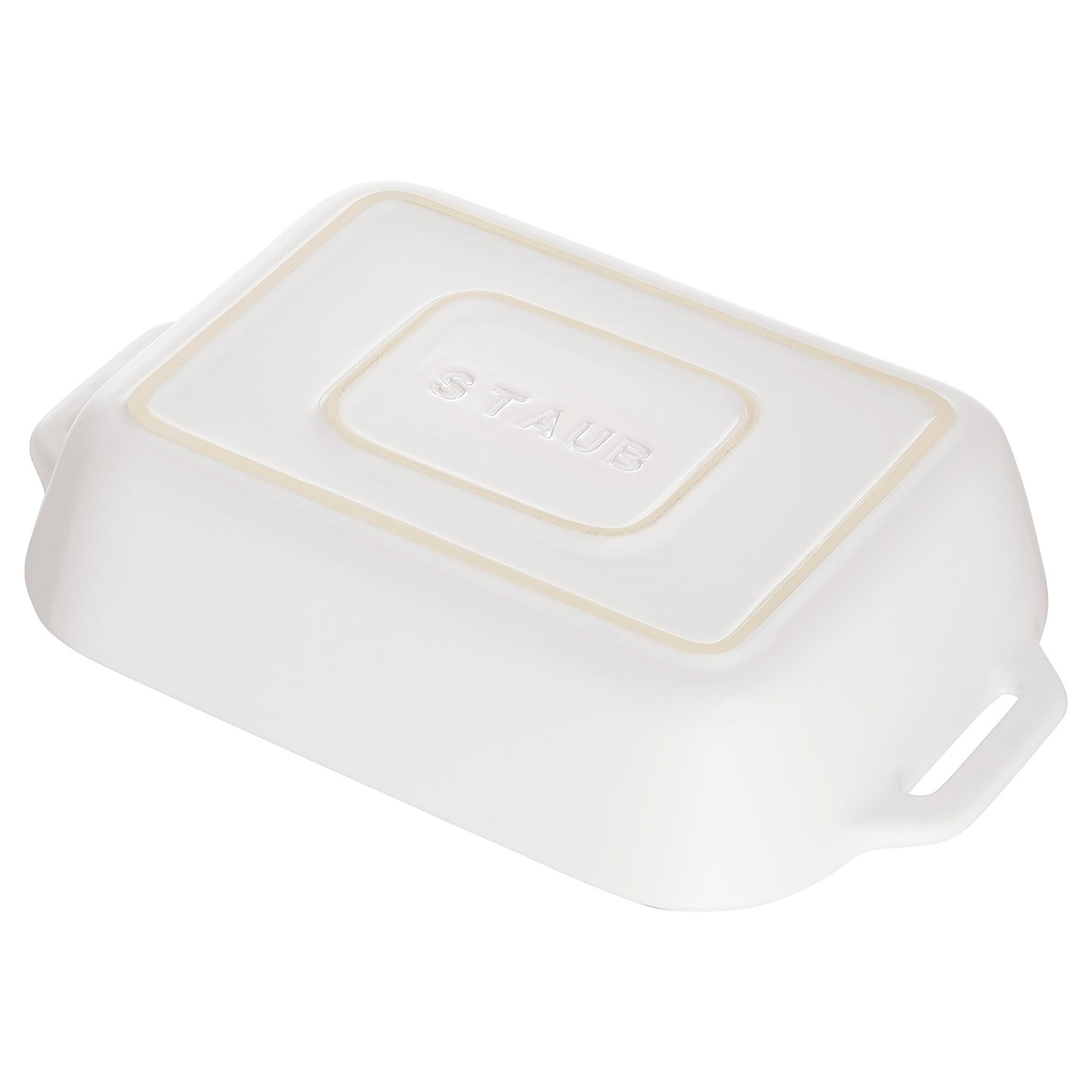 STAUB| Ceramic Rectangular Baking Dish – Pure White - 140×110 mm - Stackable