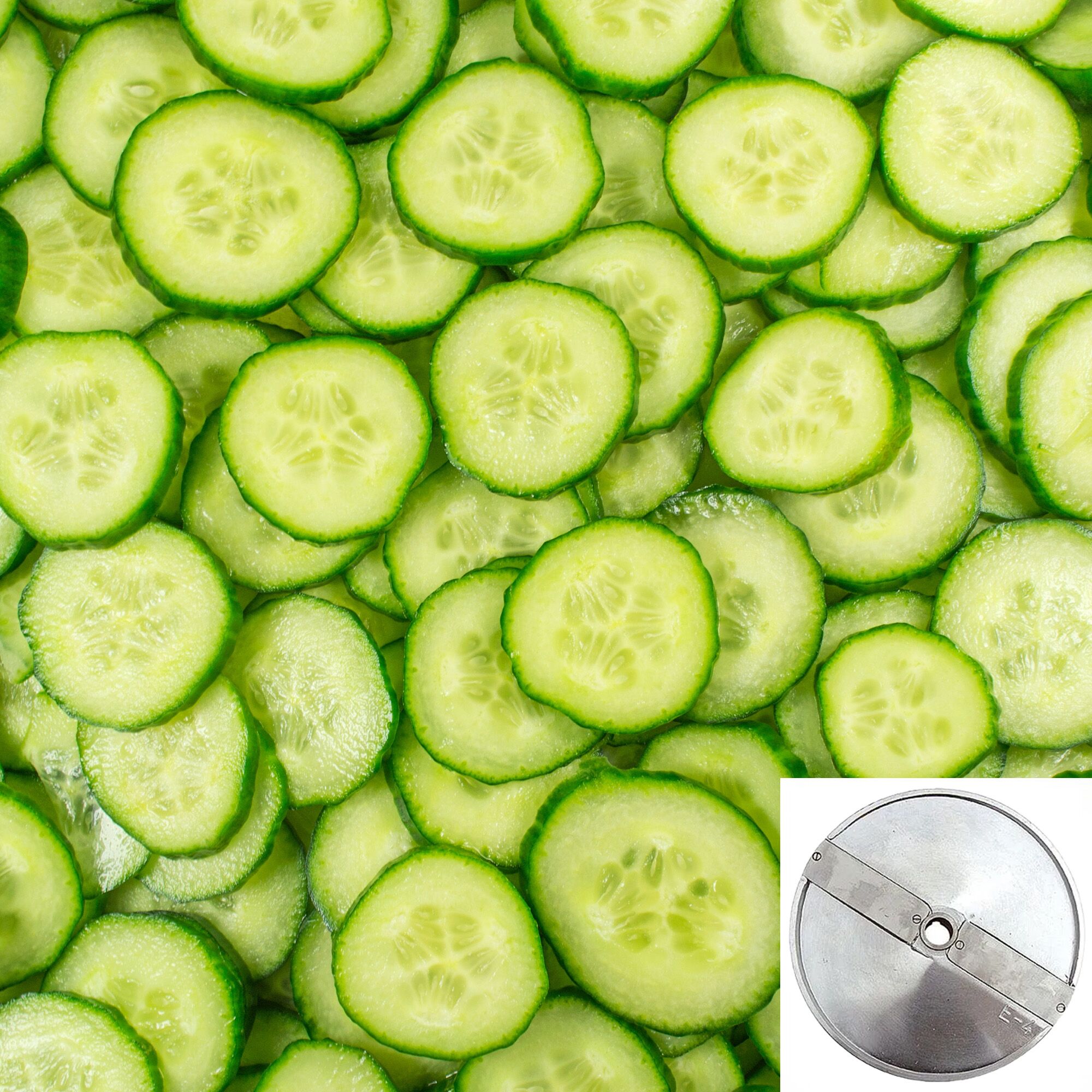 Disque de coupe pour coupe-légumes GEH, GEH5 & GEH5R – 4 mm – avec 2 lames