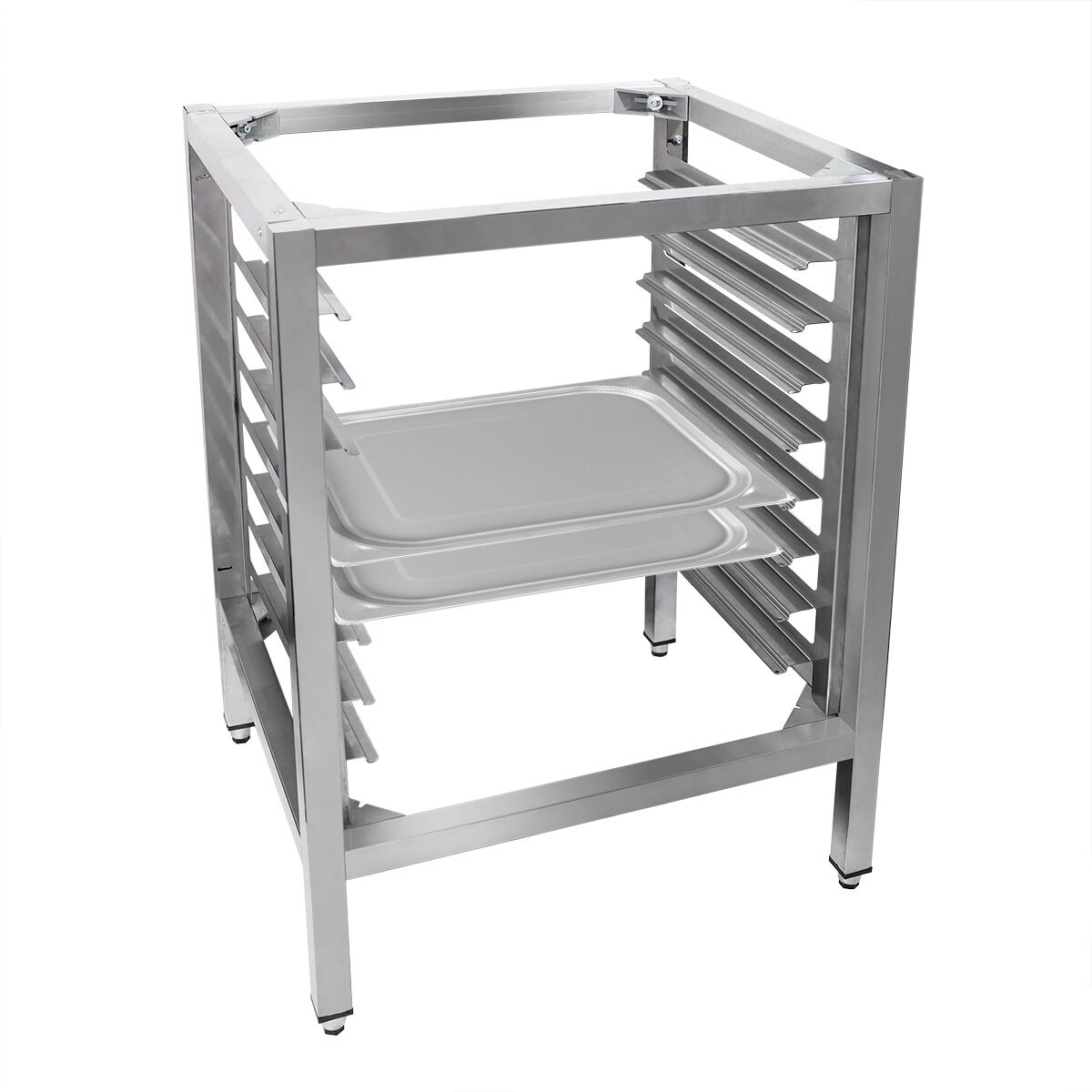Stand - for Commercial Combi Oven - 710x630x1000mm - 8x GN 1/1 - Stainless Steel - for KB511 & KB1011