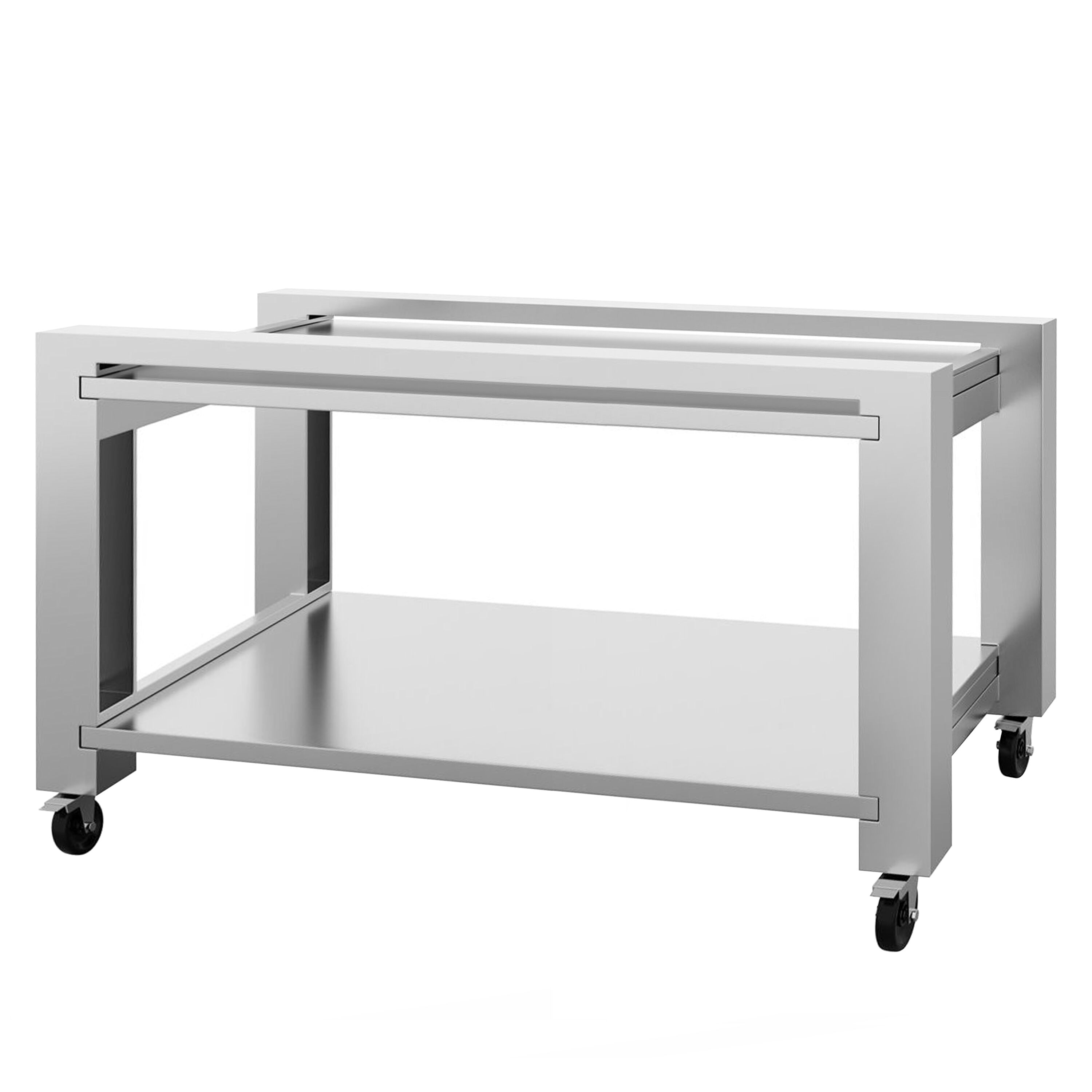 Support pour four à pizza - 1462x485x835mm - Inox - compatible avec Four à pizza POP634E