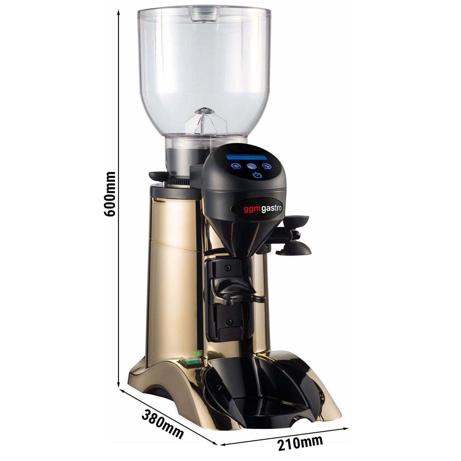Moulin à café – 2 kg – 77 dB – Avec dosage automatique – Or