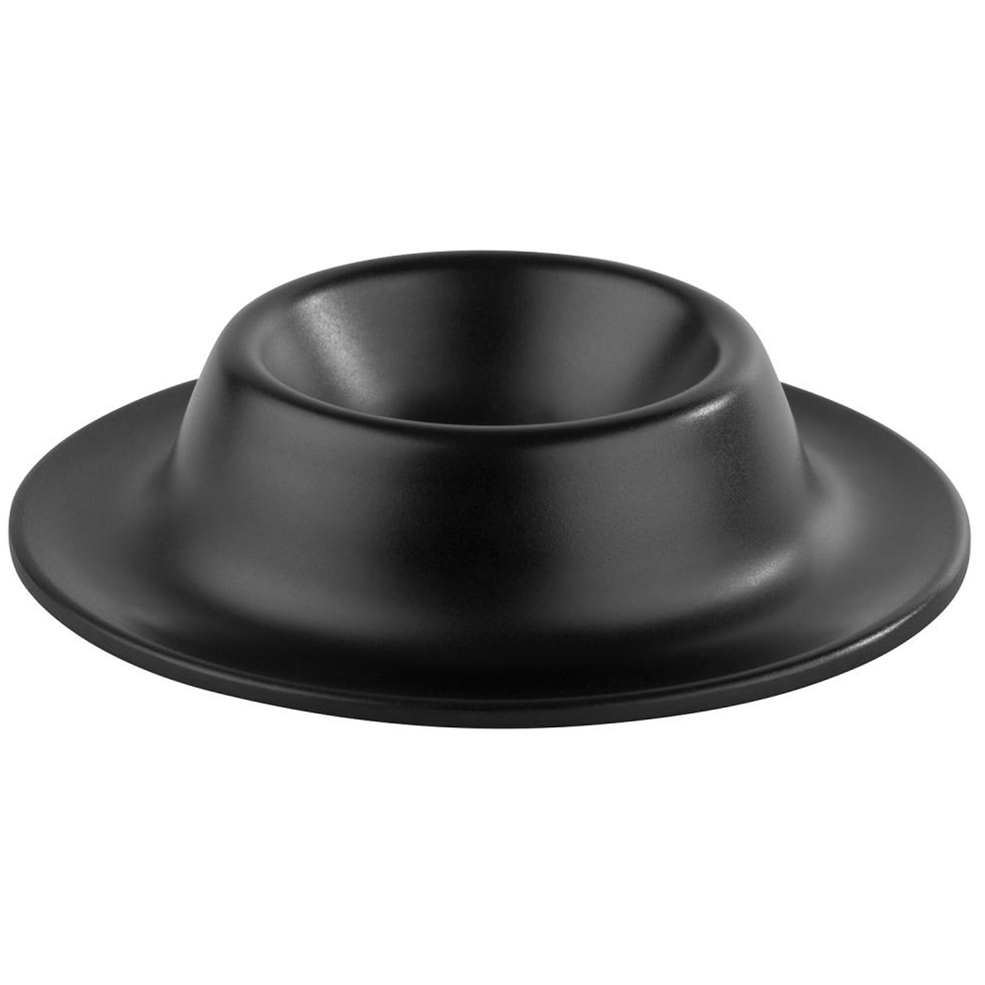 (6 pcs) Coquetier EGGY - Mélamine - Ø 85mm - Noir