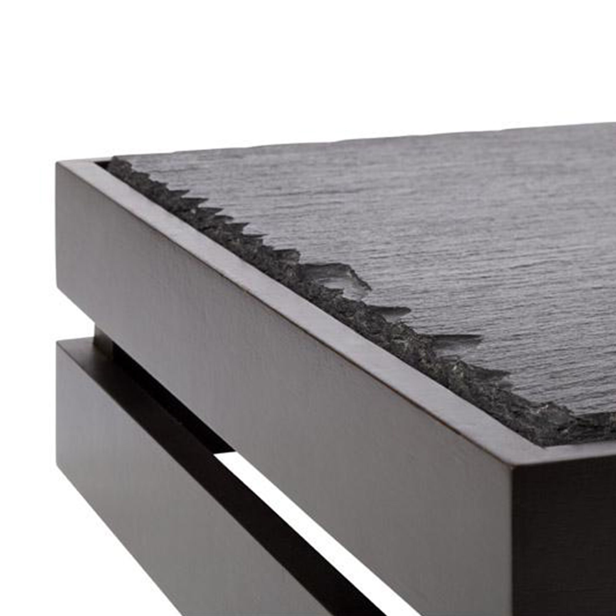 Caisse pour buffet - SUPERBOX - Bois - Noir - Hauteur:105mm - compatible avec GN 1/1