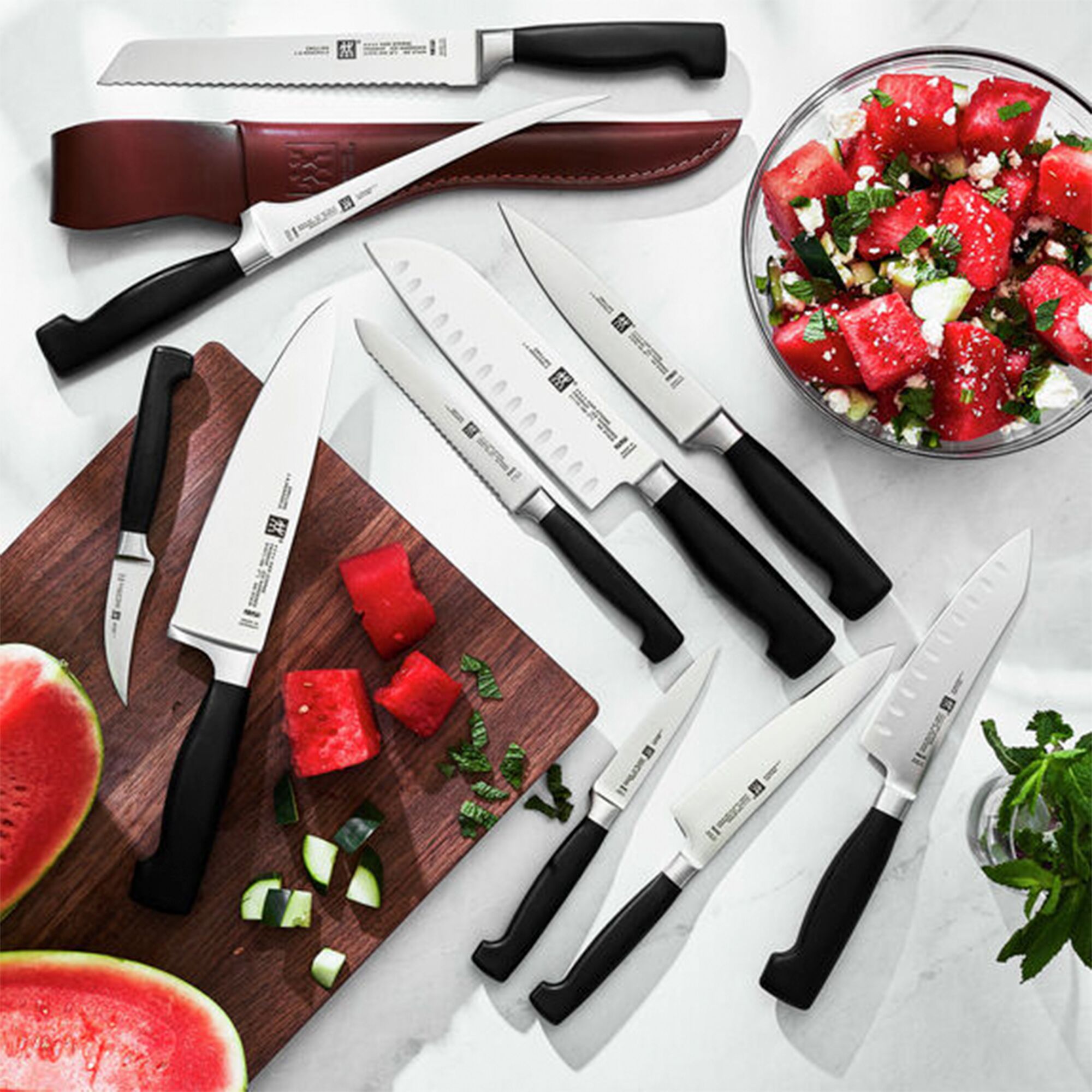 ZWILLING | Four Star Bread Knife – 20 cm blade - serrated edge for bread & rolls - FRIODUR ice-hardened