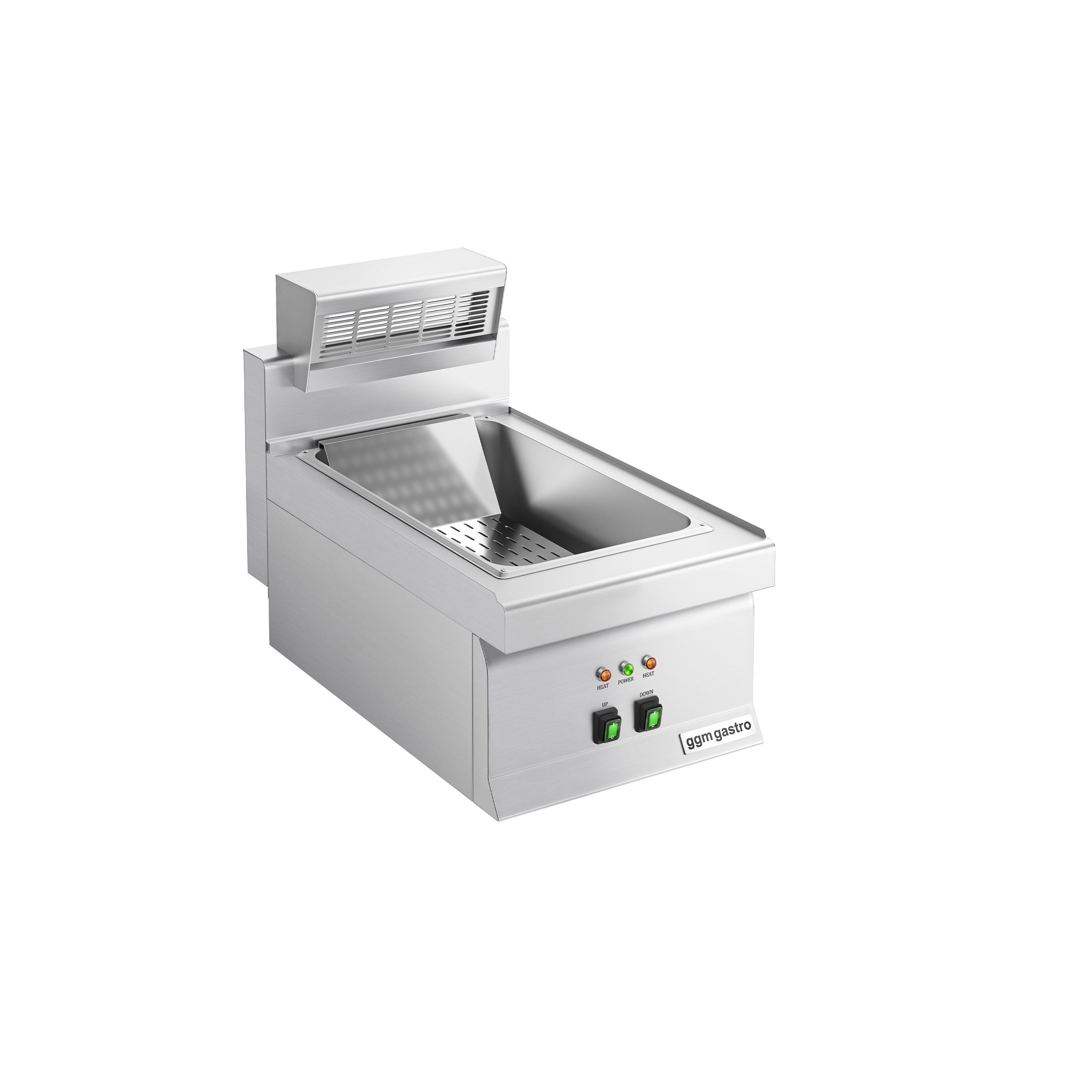 Elektryczny Podgrzewacz do frytek - 1,17kW - 1x GN 1/1 - z górną lampą grzewczą