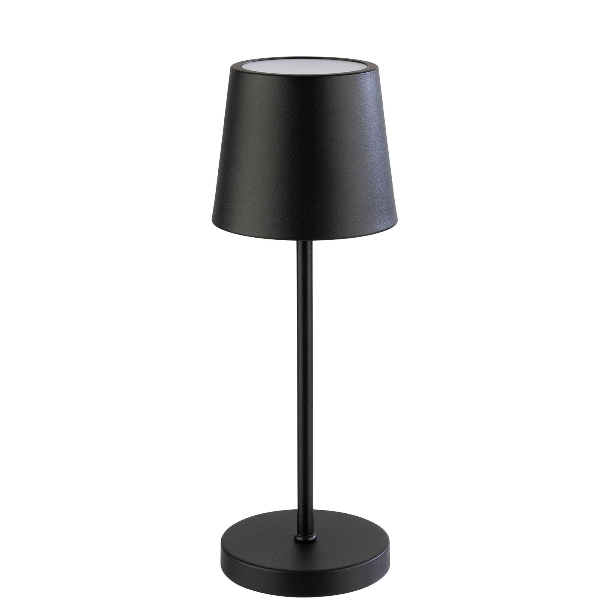 (4 pièces) Lampe de table – MERLE MINI – dimmable en 3 niveaux – Ø 90 mm – Noir