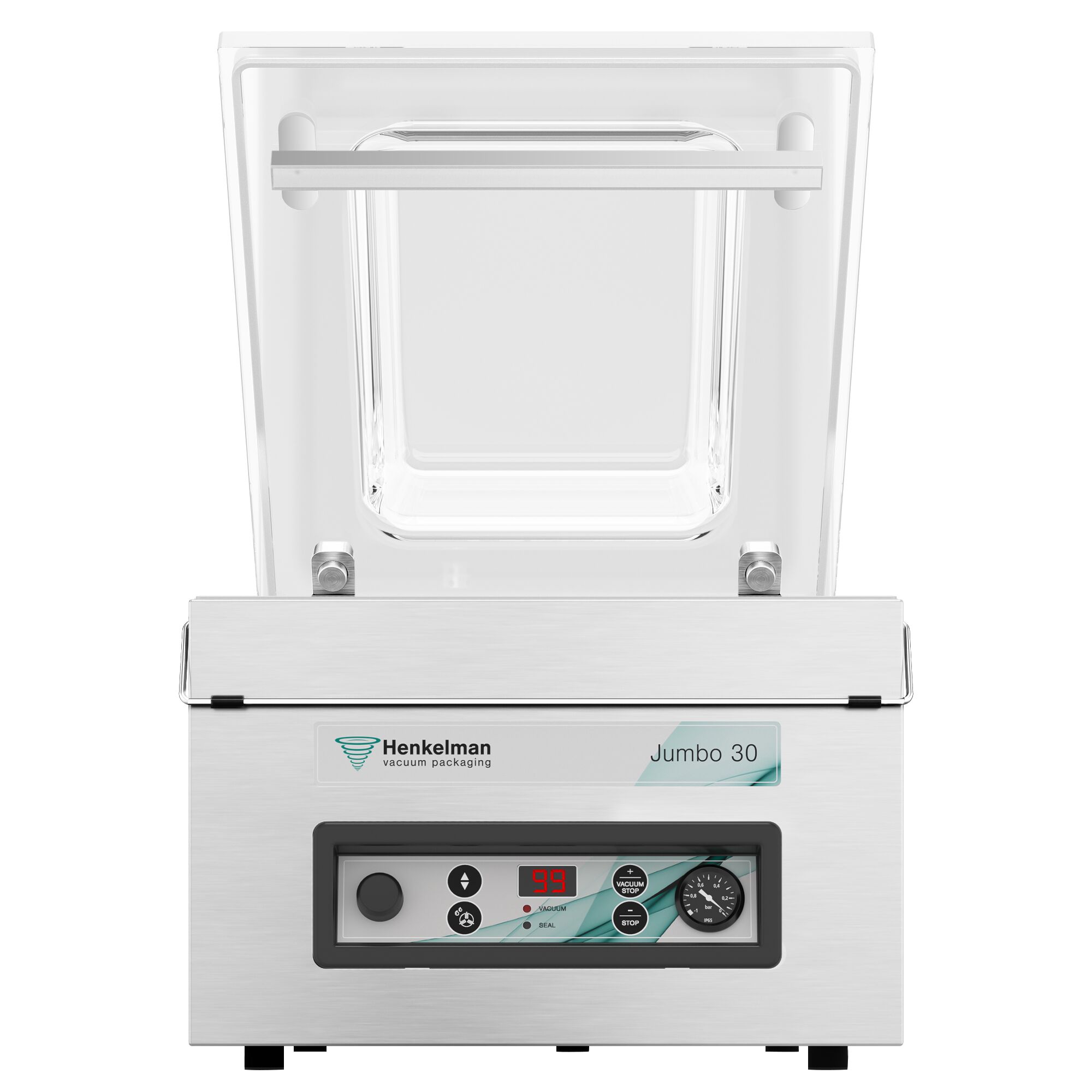 HENKELMAN | Jumbo 30 – Machine sous vide à cloche – 8 m³/h – 400 watts – numérique